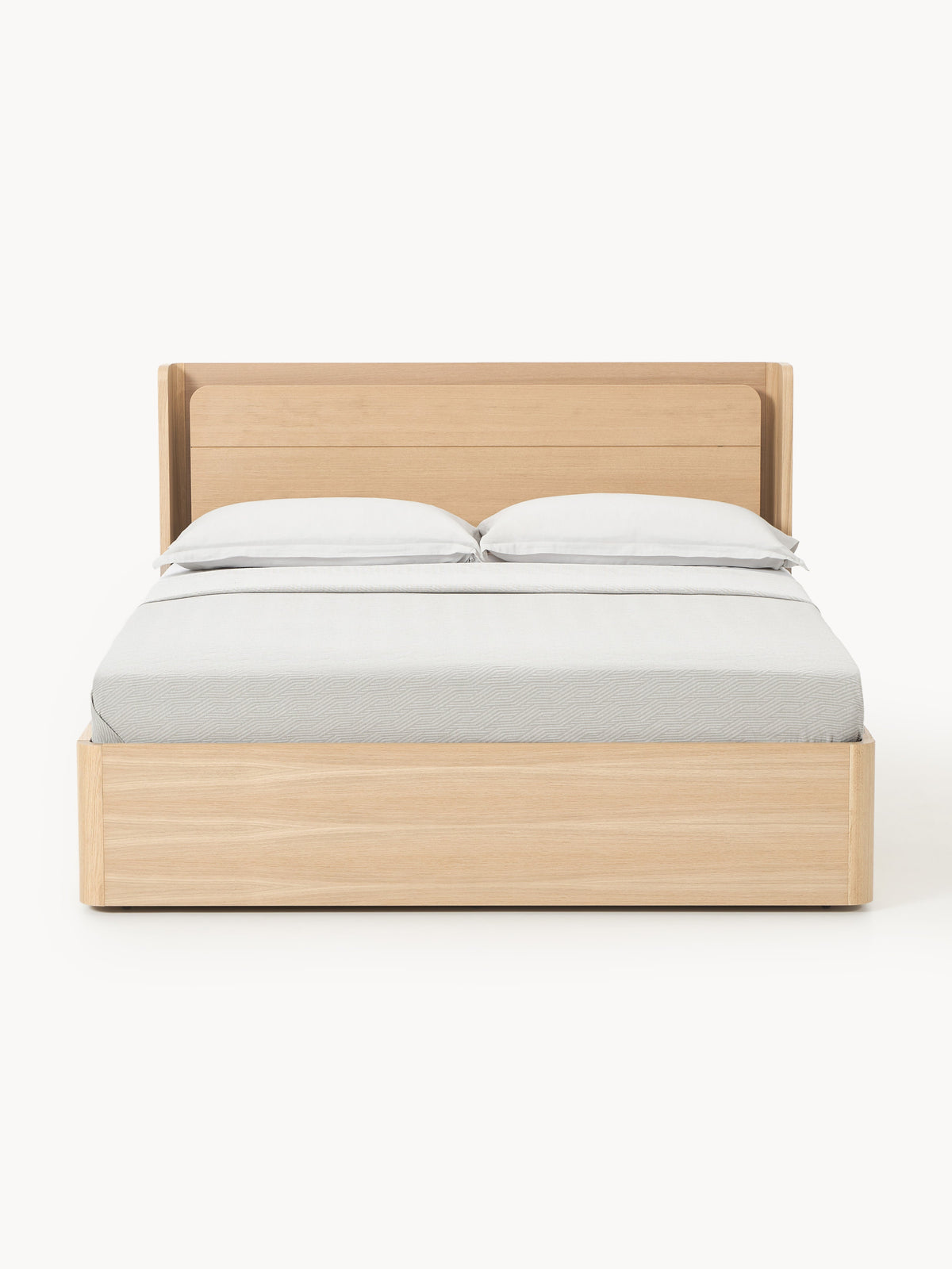 Alverd Wooden Bed with Drawers