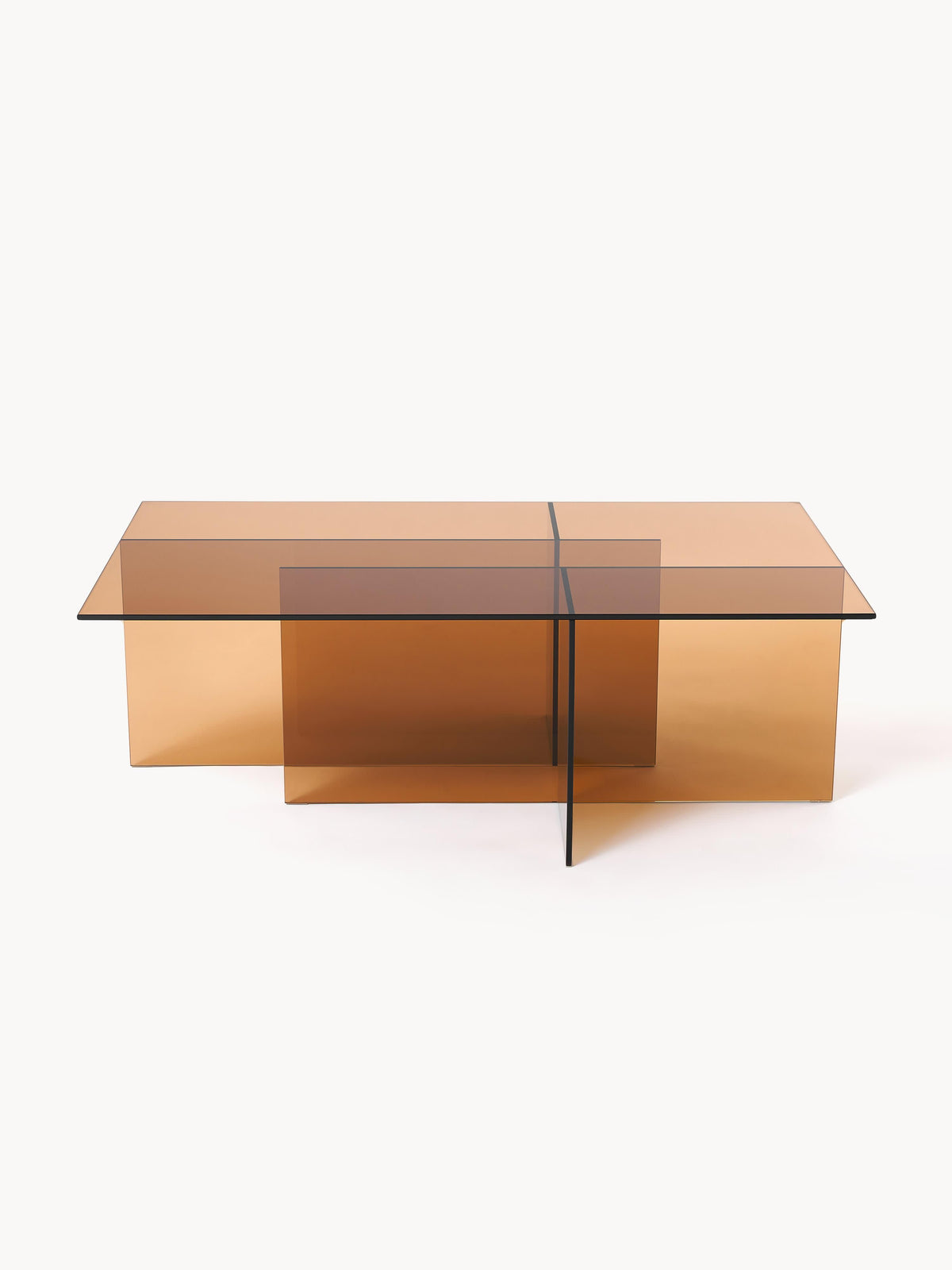Anouvel Glass Coffee Table, W 102 cm