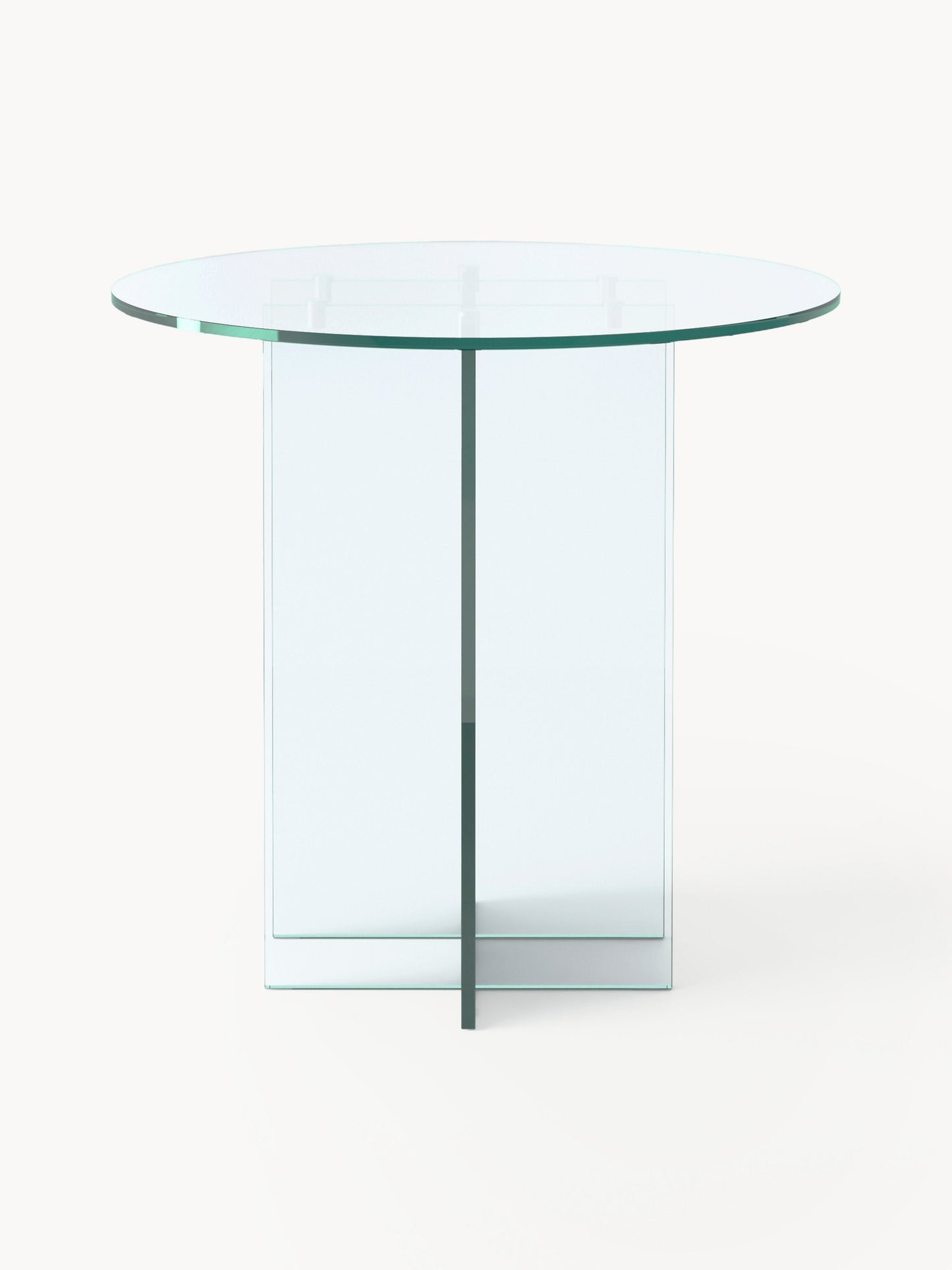 Anouvel Round Dining Table in Glass, in Various Sizes