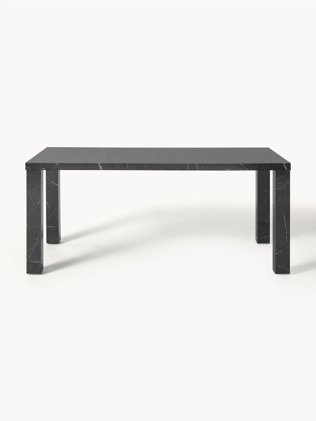 Carvin Dining Table in Marble Look, 180 x 90 cm