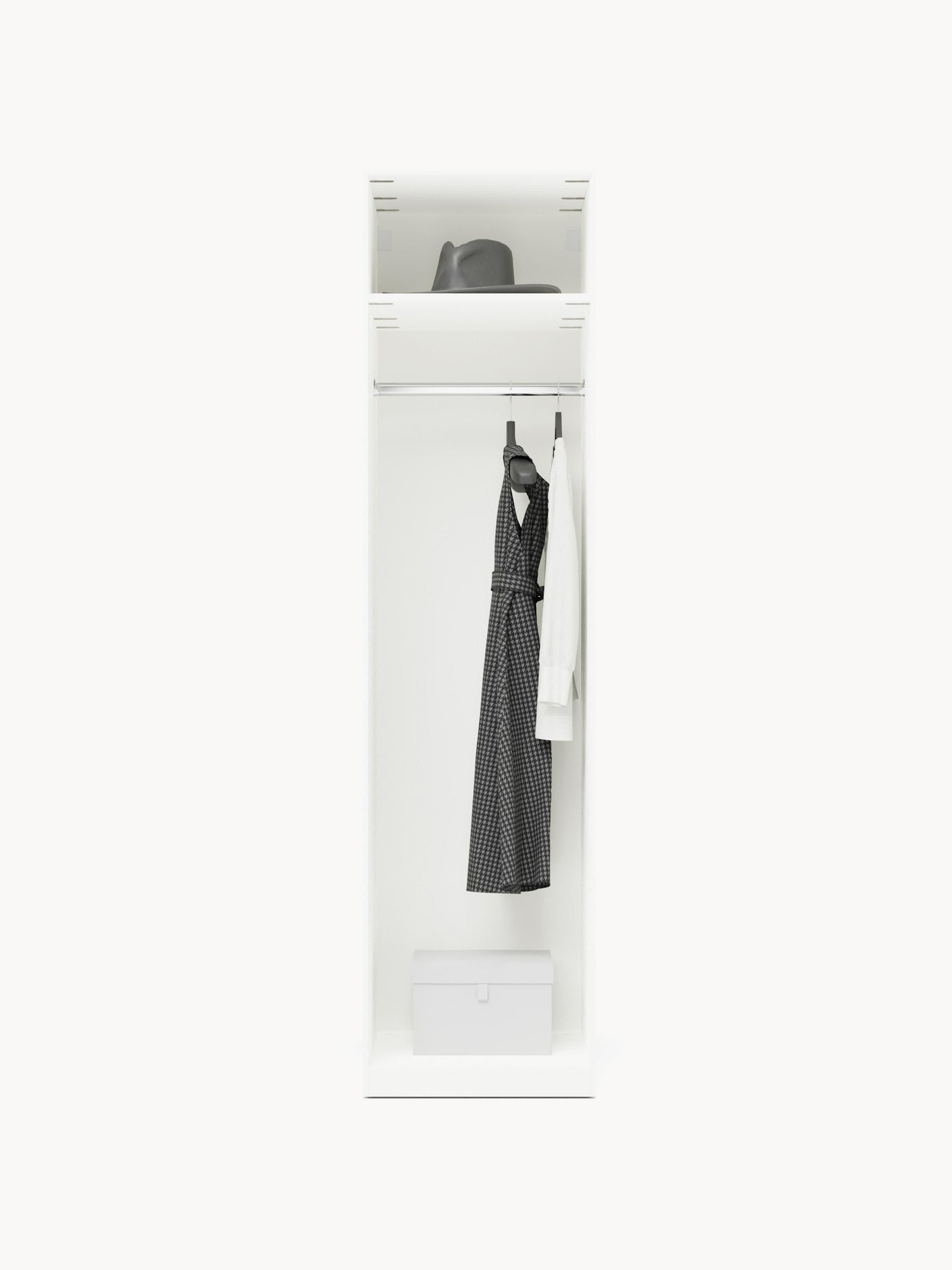 Charlenna Modular Hinged-Door Wardrobe, 50 cm Wide, in Various Sizes