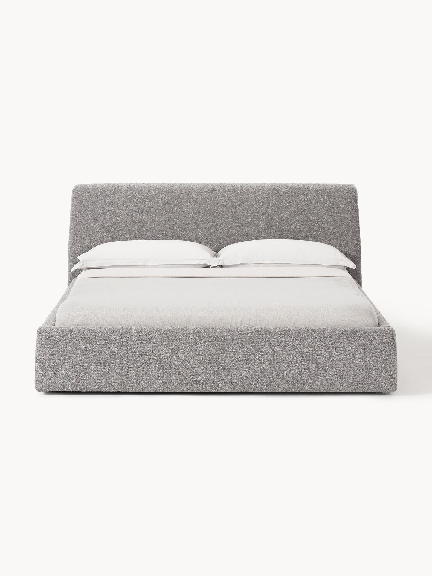Clovena Bouclé Upholstered Bed
