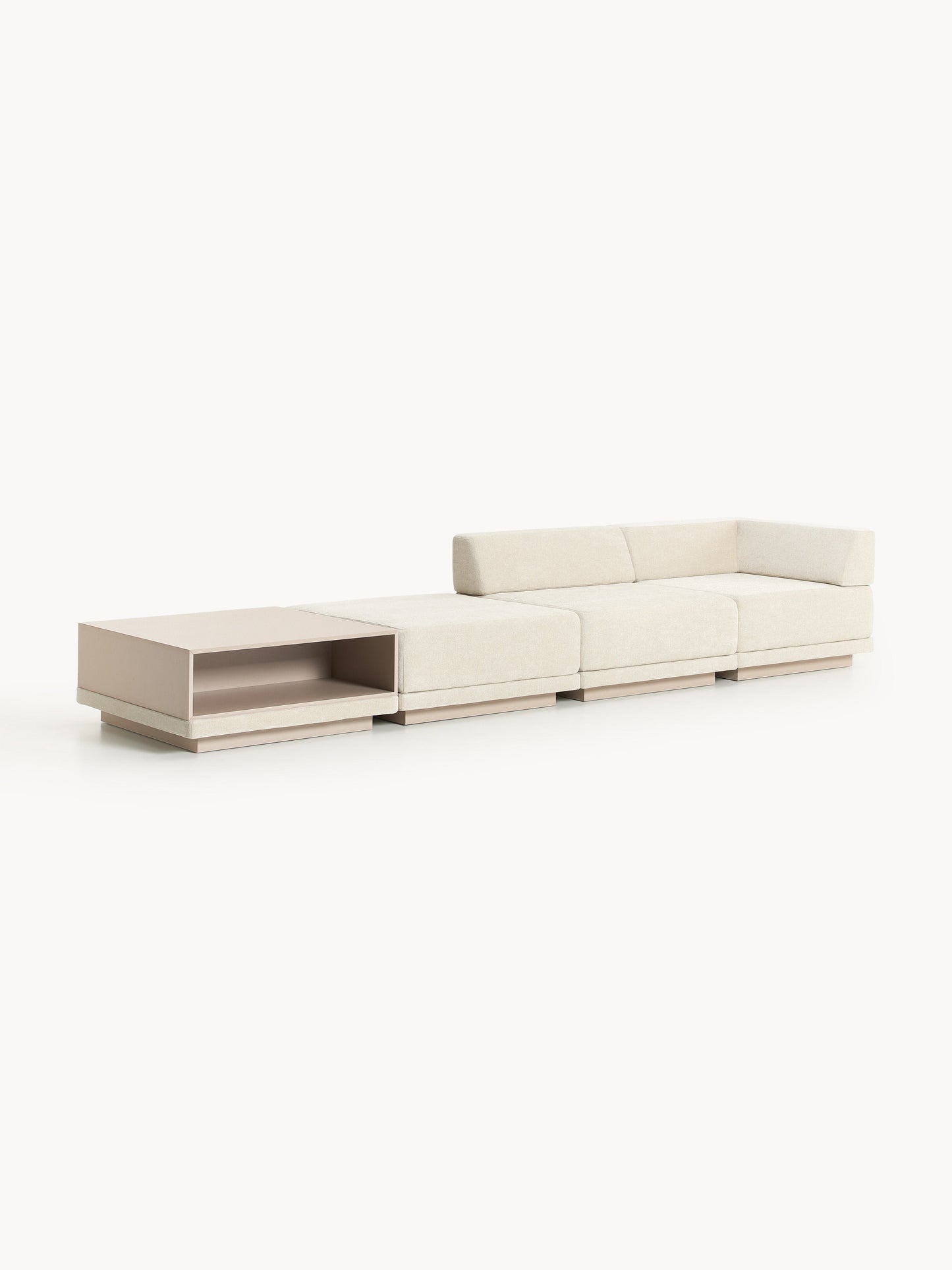 Colvard Modular Sofa (4-Seater) with Coffee Table & Ottoman
