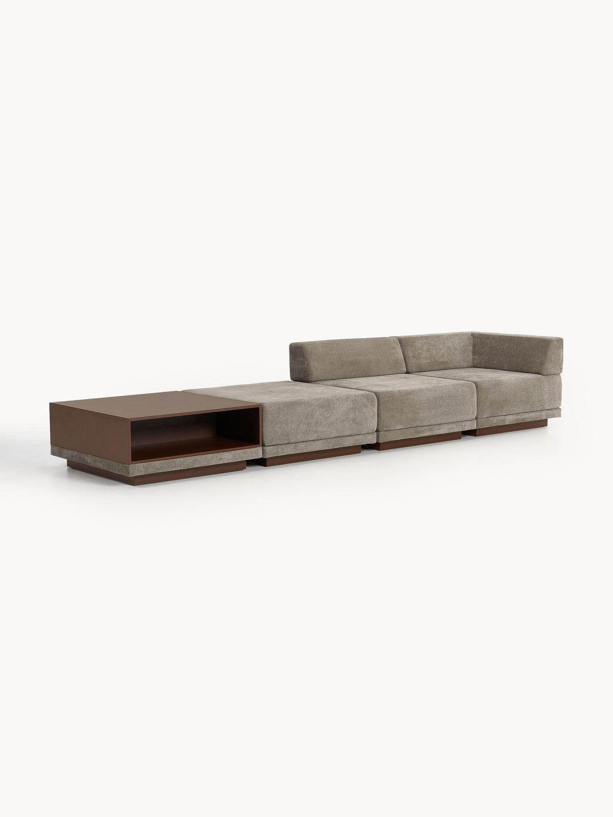 Colvard Modular Sofa (4-Seater) with Coffee Table & Ottoman