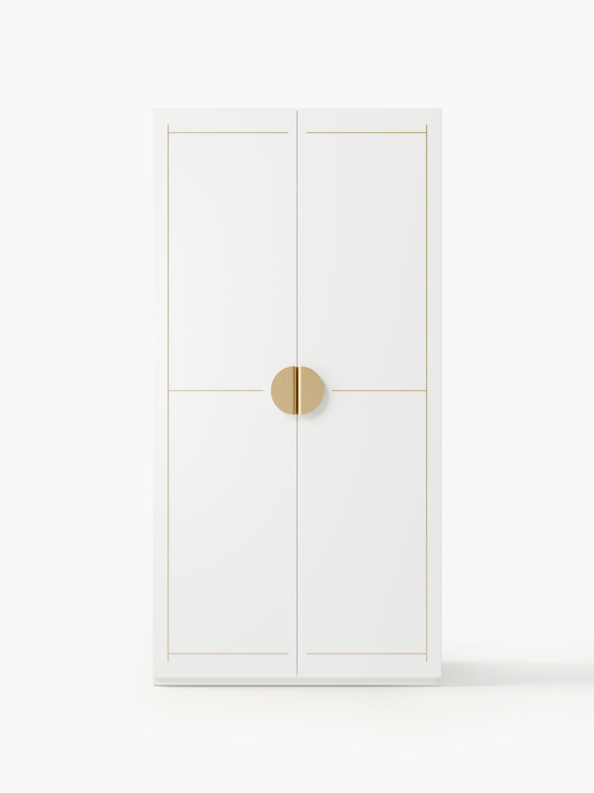 Denvelle Modular Hinged-Door Wardrobe, 100 cm Wide, in Various Sizes