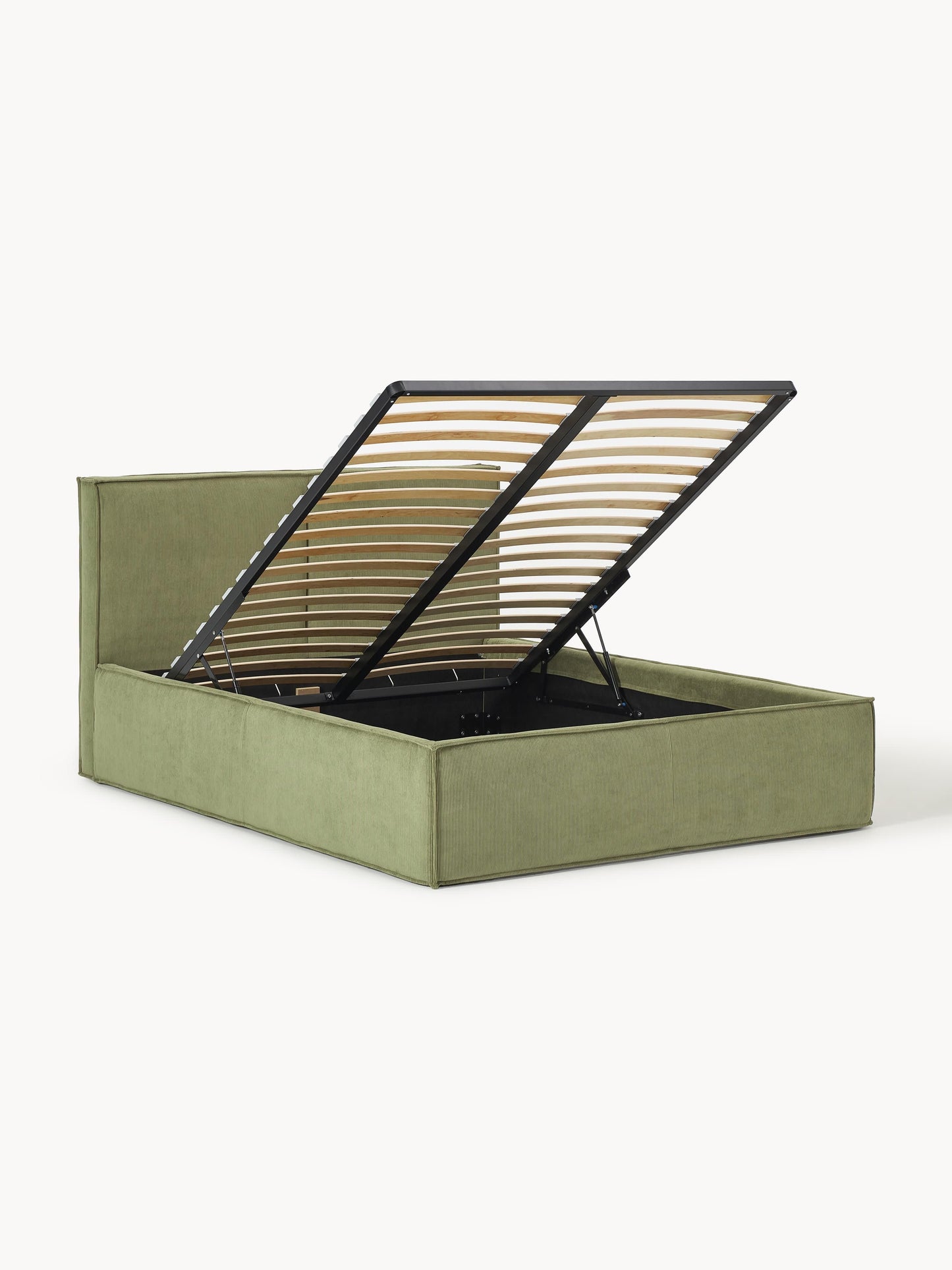 Dreanor Corduroy Upholstered Bed with Storage