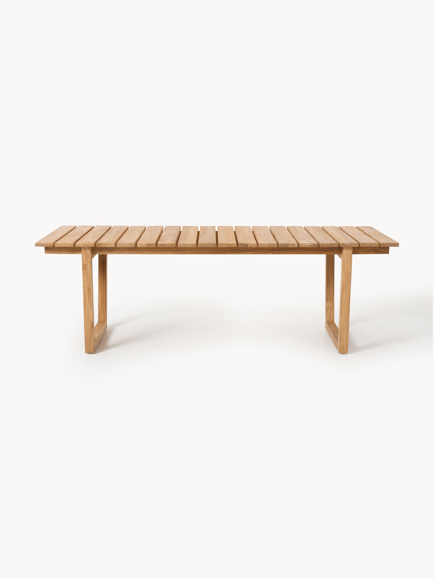 Eivanne Teak Wood Garden Table, 229 x 100 cm