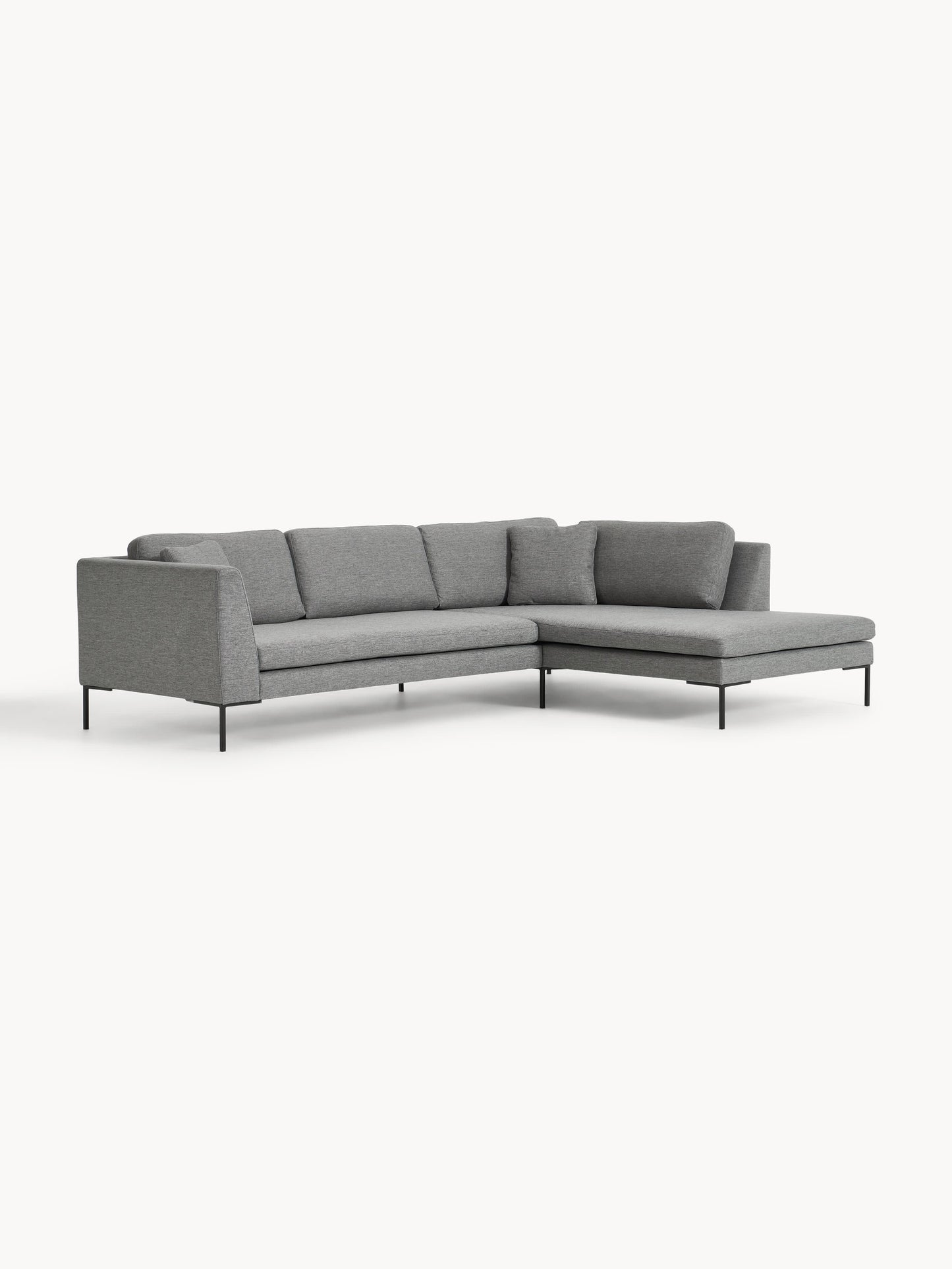Emlyn Corner Sofa with Metal Legs