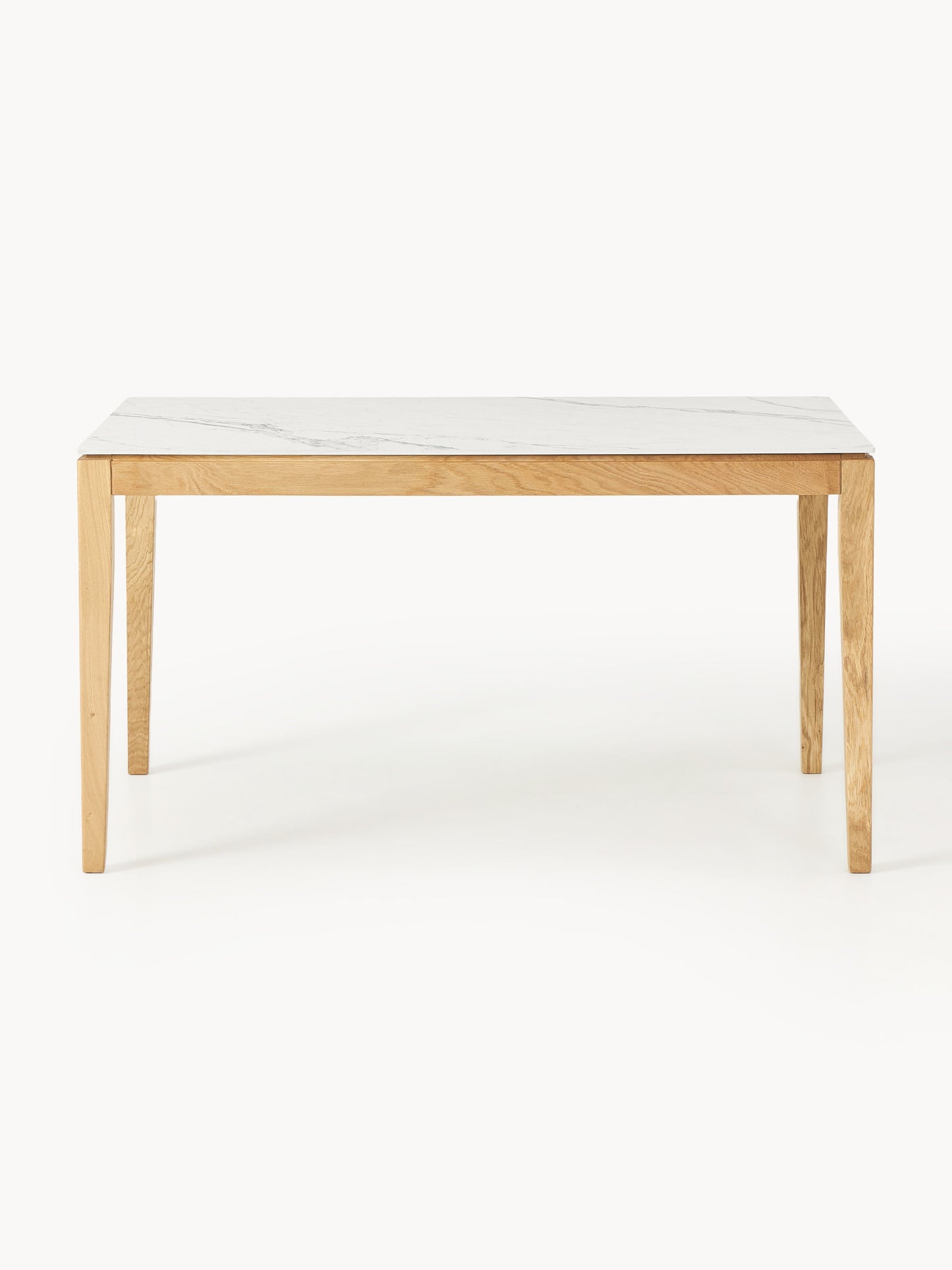 Jackomo Dining Table with Marble-Look Tabletop, in Various Sizes