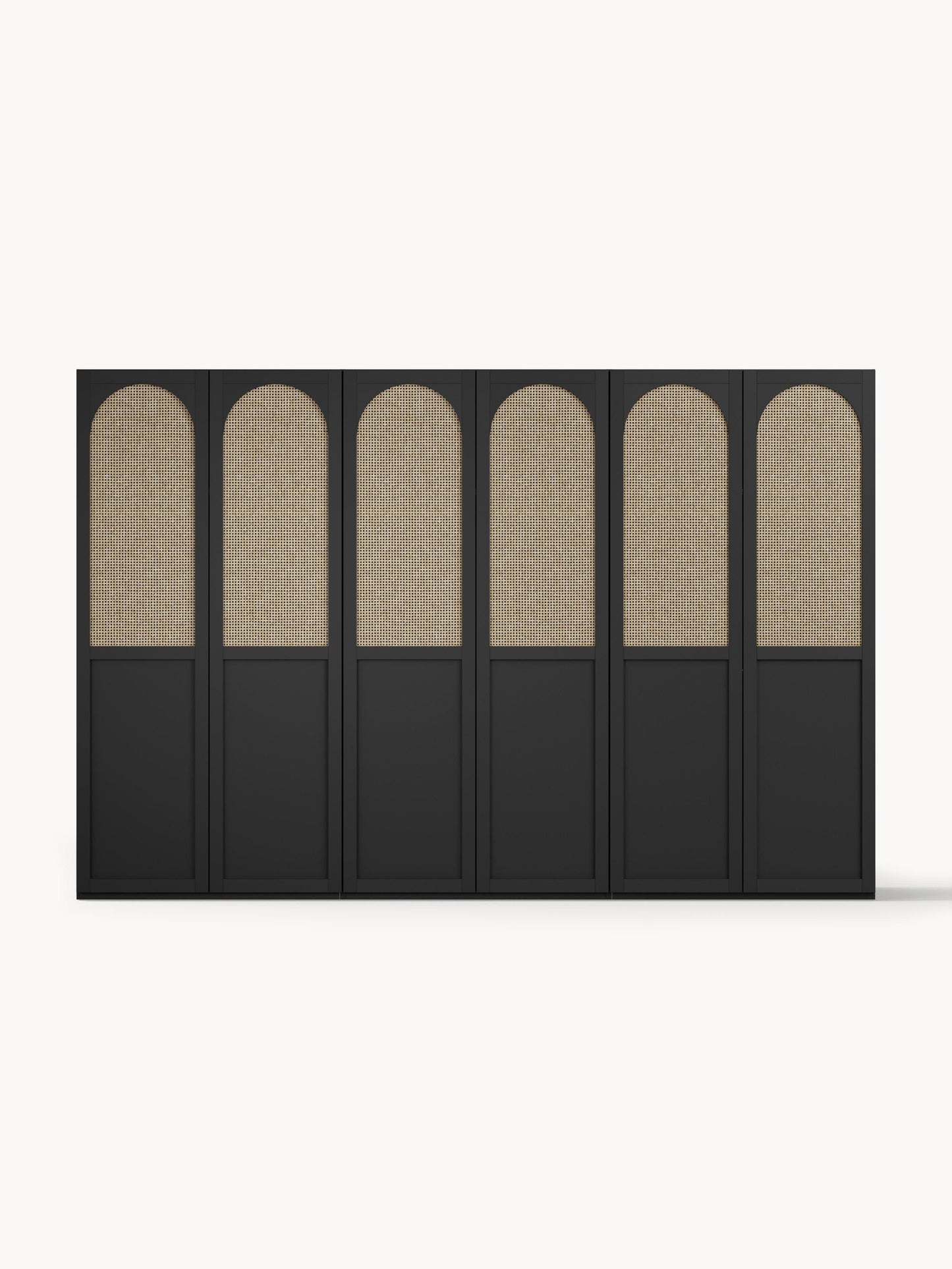 Jeanora Modular Hinged-Door Wardrobe, 300 cm Wide, in Various Sizes