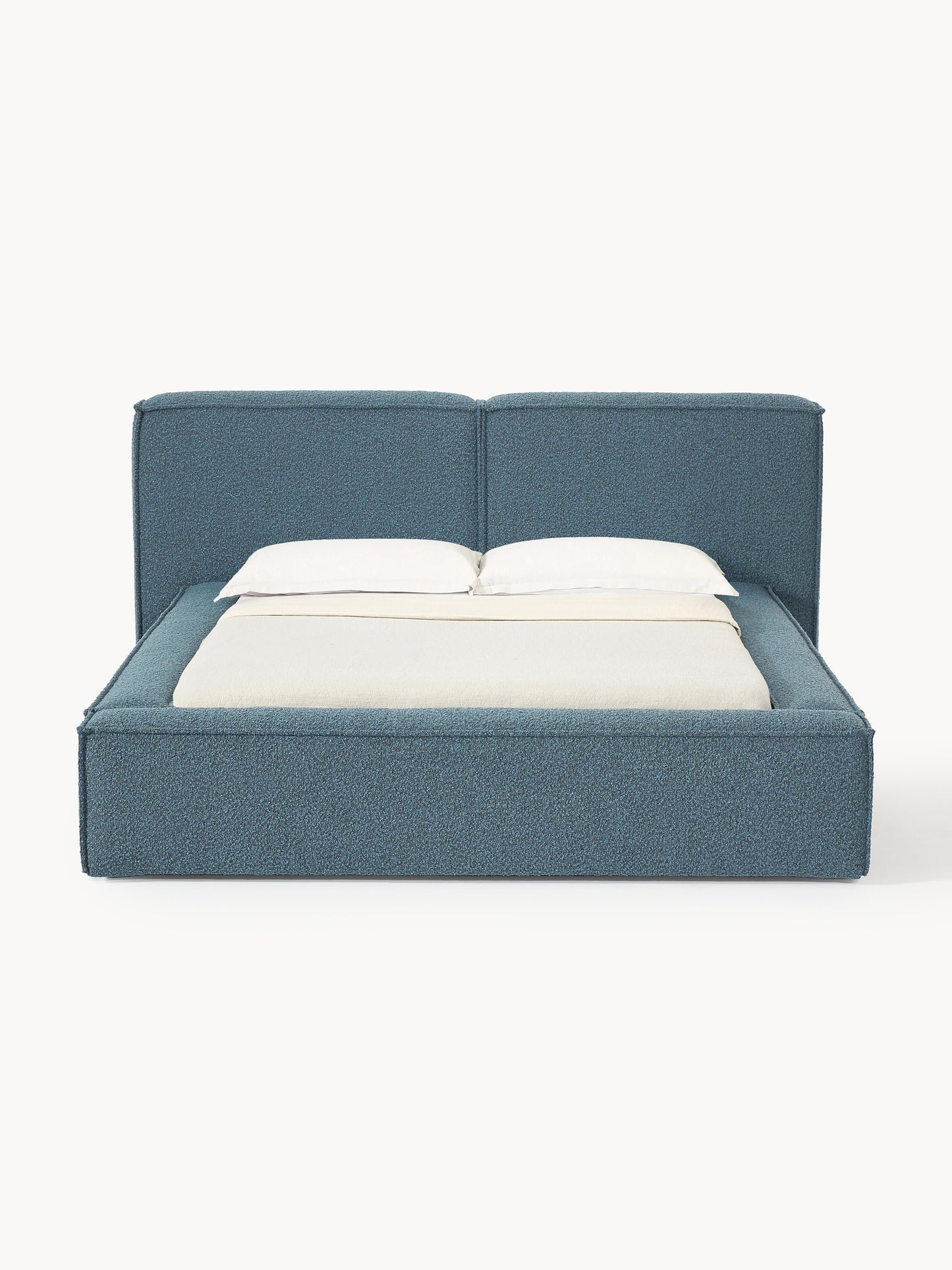 Lensford Bouclé Upholstered Bed