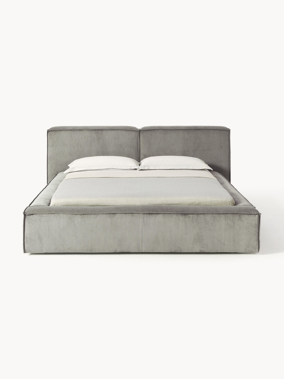 Lensford Corduroy Upholstered Bed