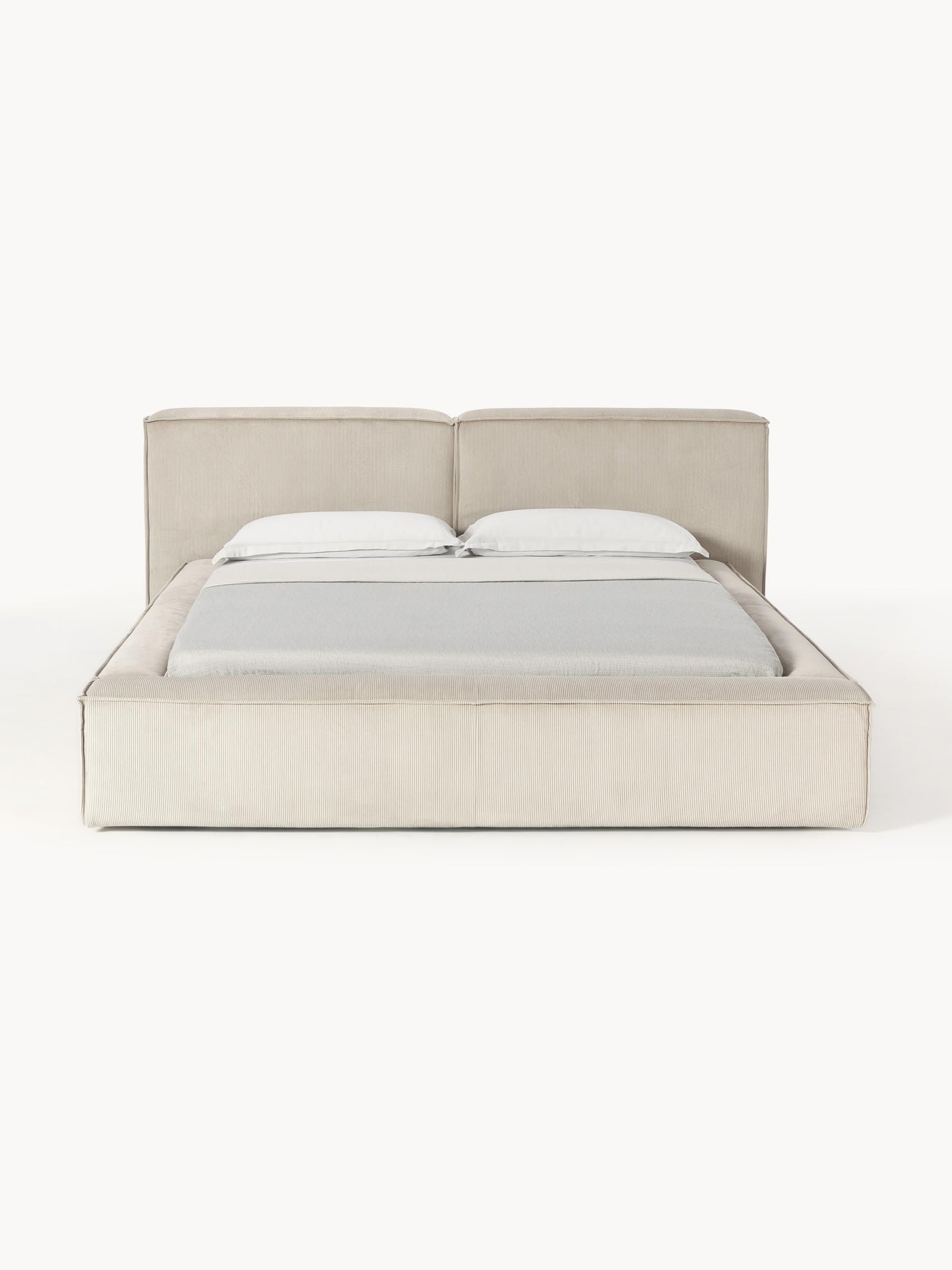 Lensford Corduroy Upholstered Bed