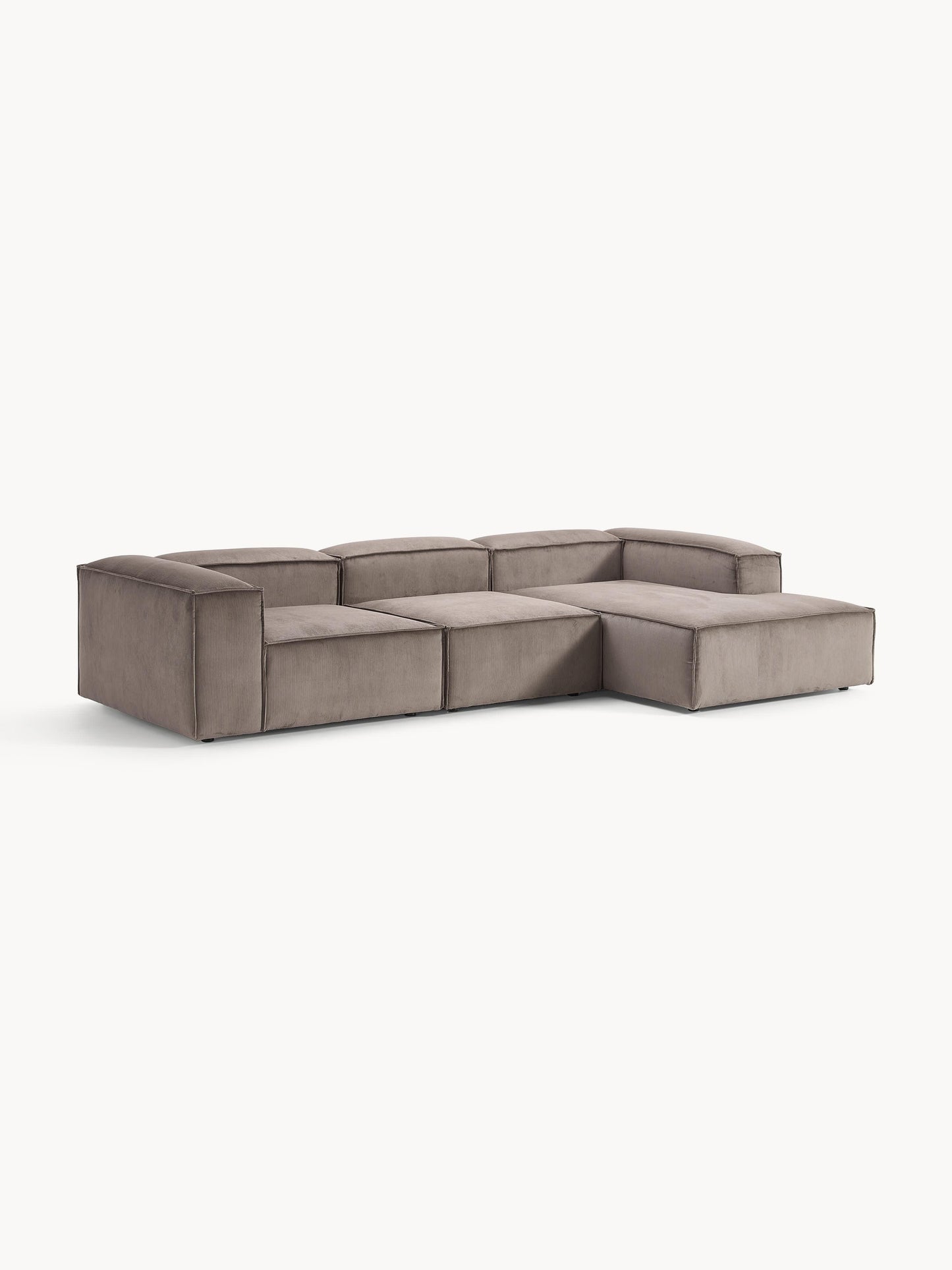 Lensford Modular Corner Sofa (4-Seater) in Corduroy
