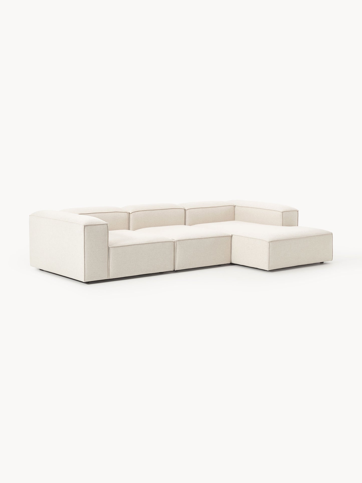 Lensford Modular Corner Sofa (4-Seater) in Linen Blend