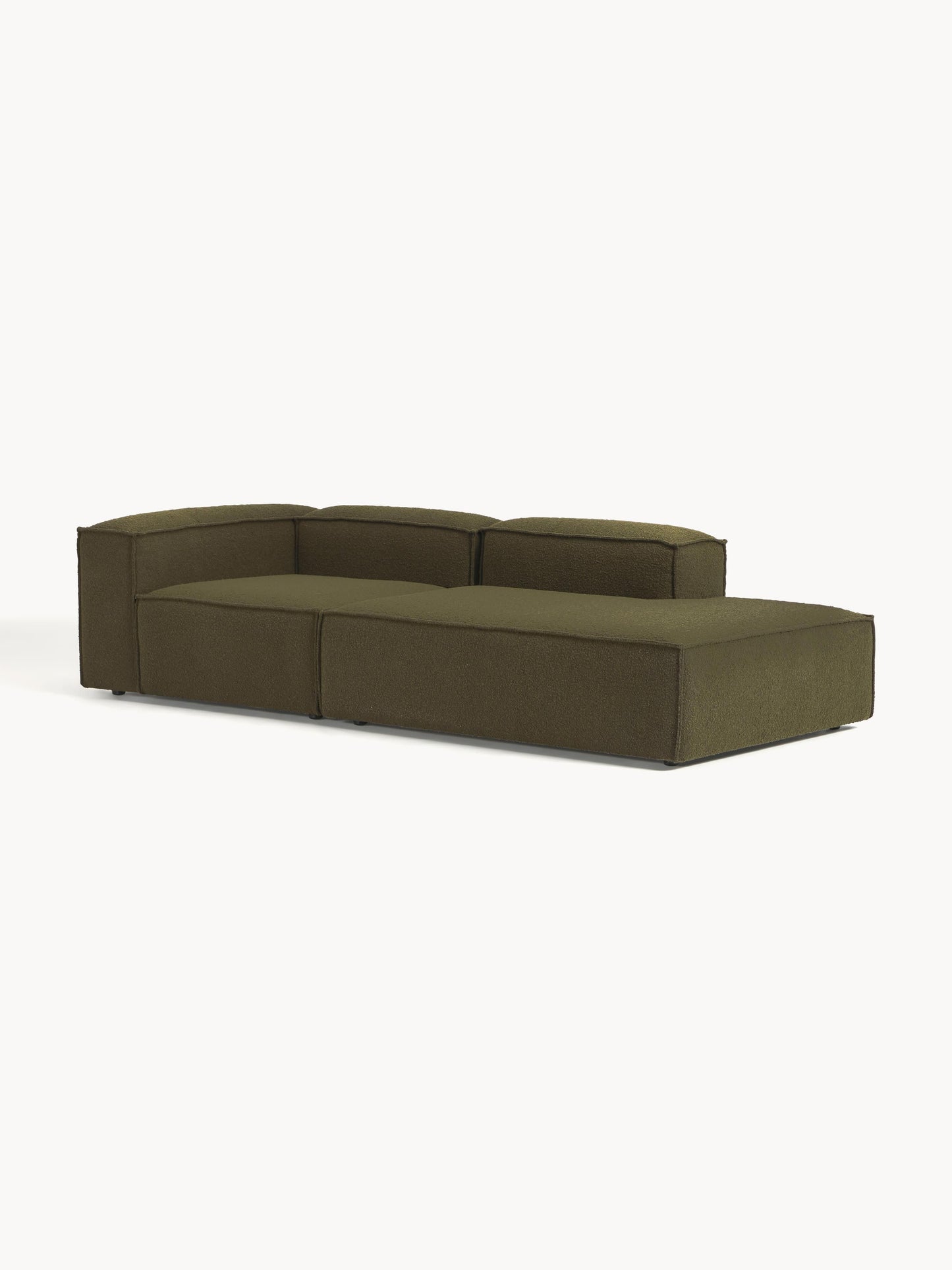 Lensford Modular Ottoman in Bouclé