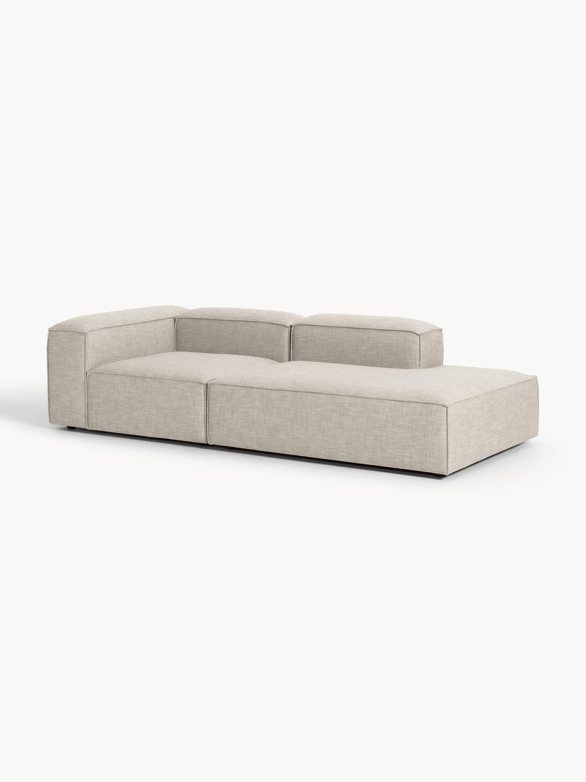 Lensford Modular Ottoman in Linen Blend