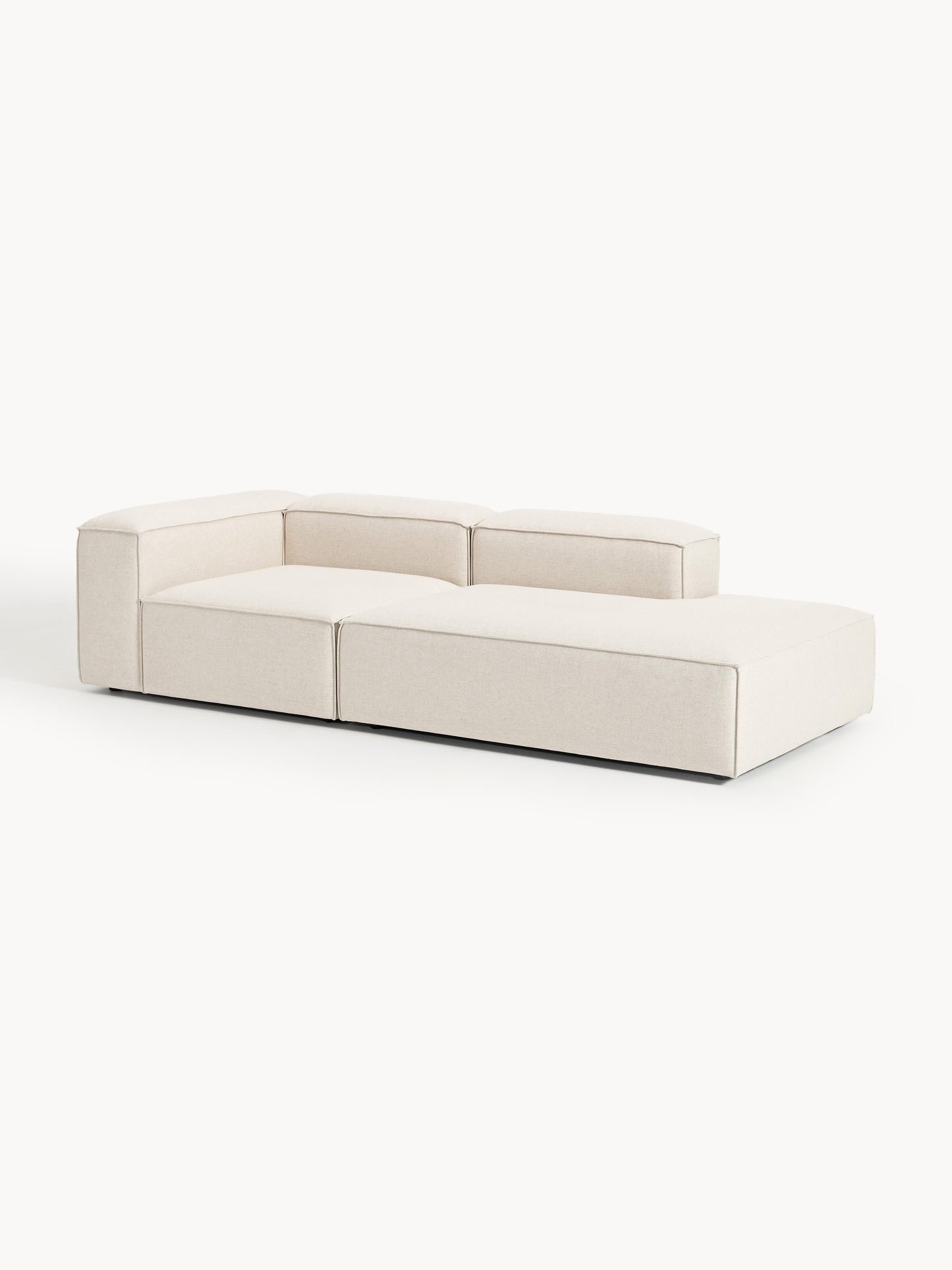 Lensford Modular Ottoman in Linen Blend