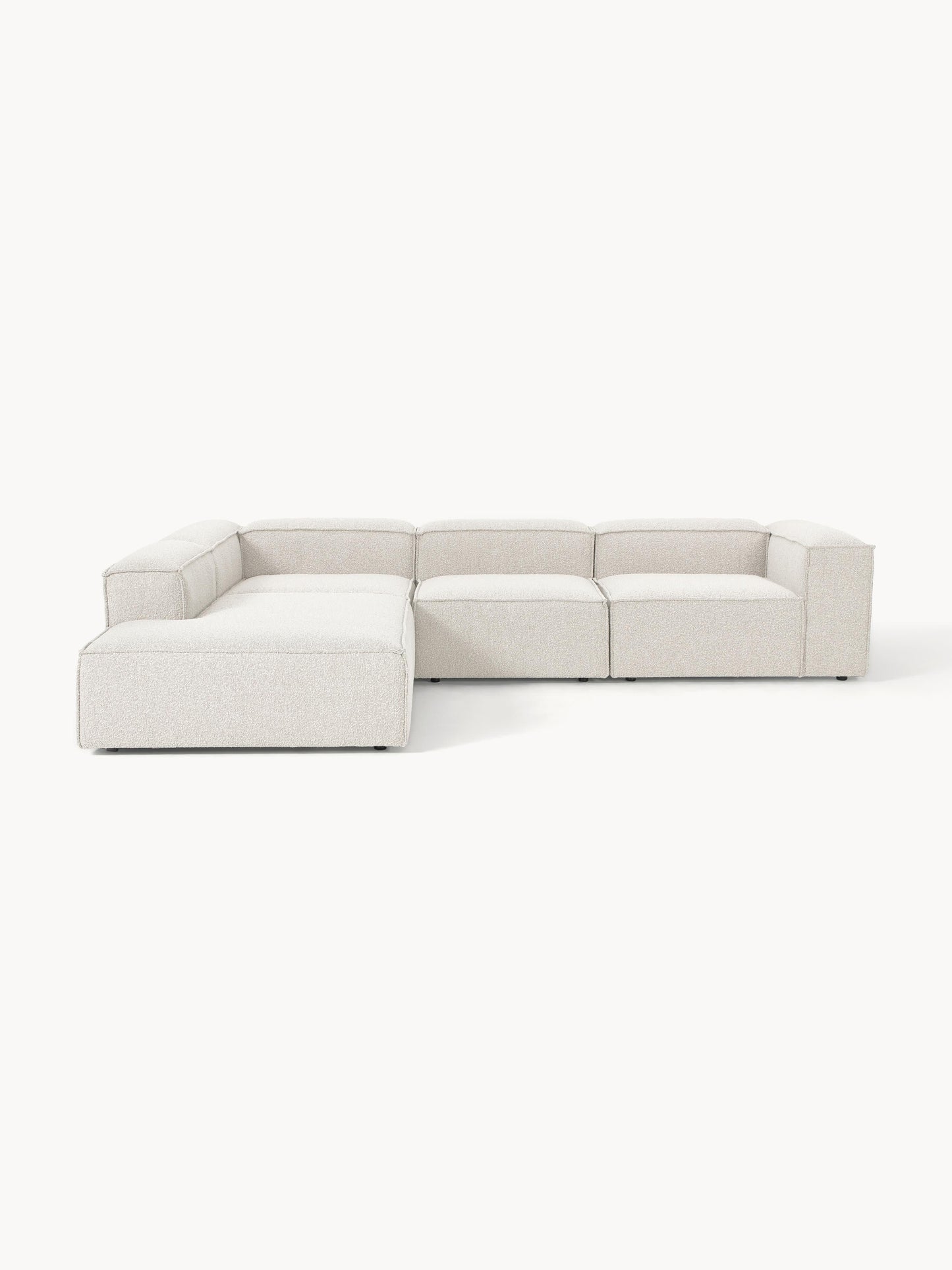 Lensford Modular XL Corner Sofa (4-Seater) in Bouclé