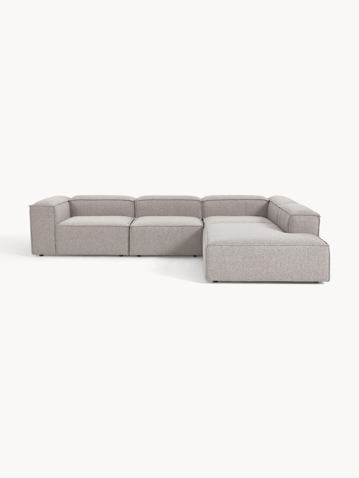 Lensford Modular XL Corner Sofa (4-Seater) in Bouclé