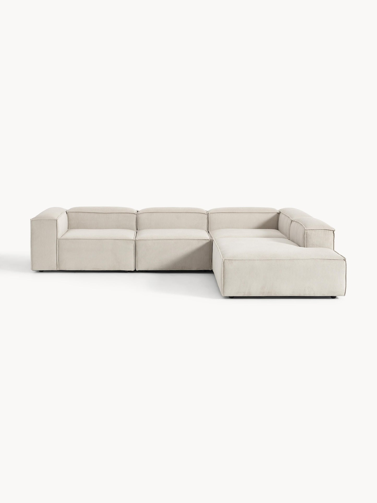 Lensford Modular XL Corner Sofa (4-Seater) in Corduroy