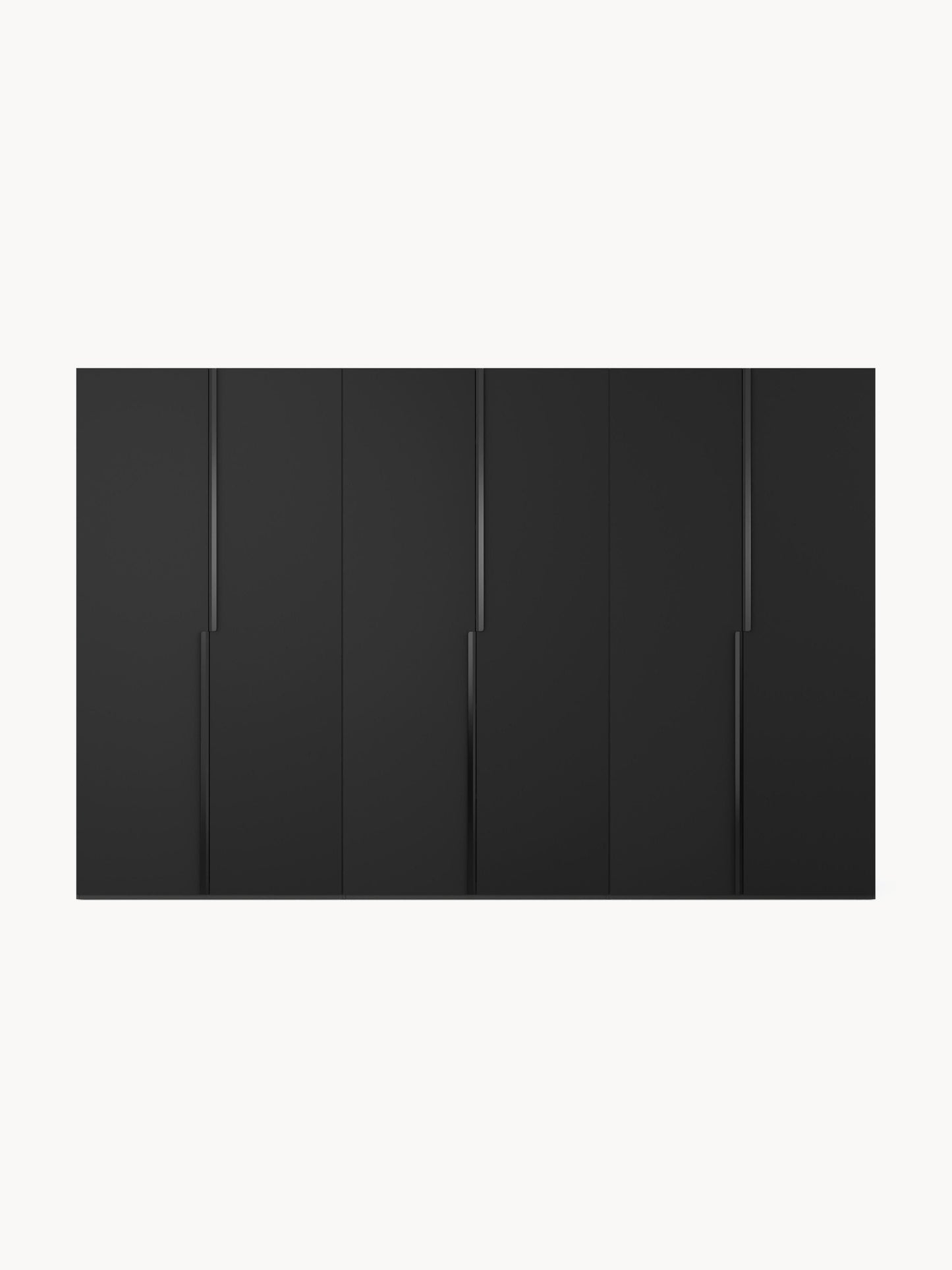 Leovard Modular Hinged-Door Wardrobe, 300 cm Wide, in Various Sizes