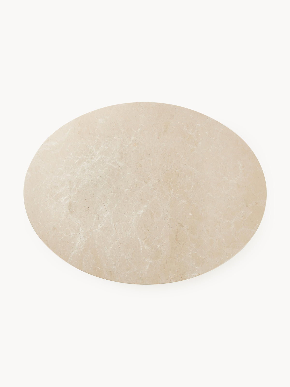 Milveda Oval Marble Dining Table, 120 x 90 cm