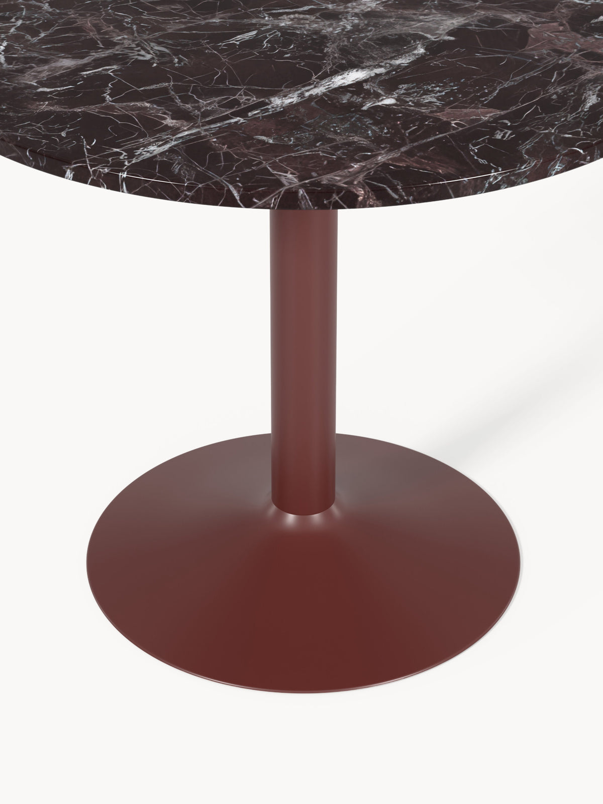 Milveda Round Marble Dining Table, Ø 90 cm