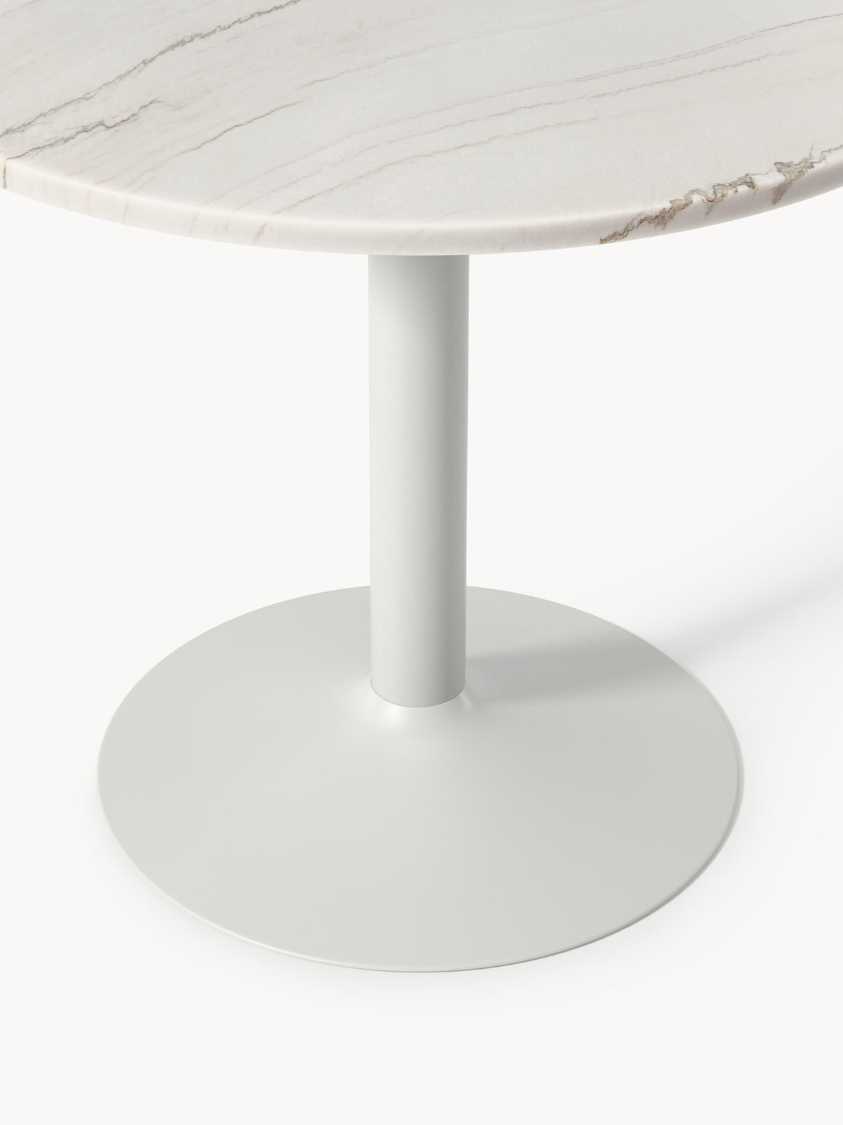 Milveda Round Marble Dining Table, Ø 90 cm