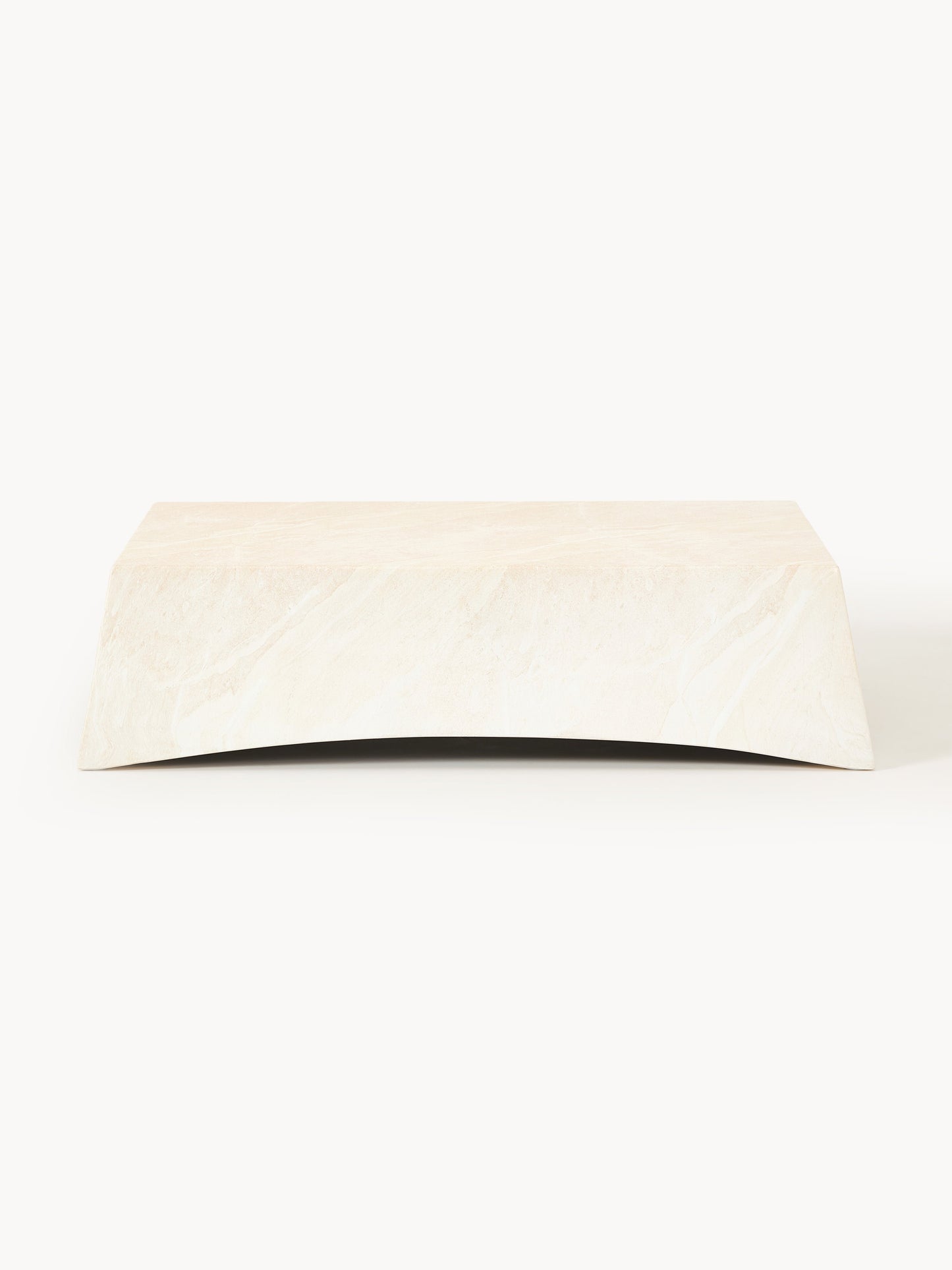 Mohanto Indoor & Outdoor Coffee Table in Travertine Look, W 120 cm