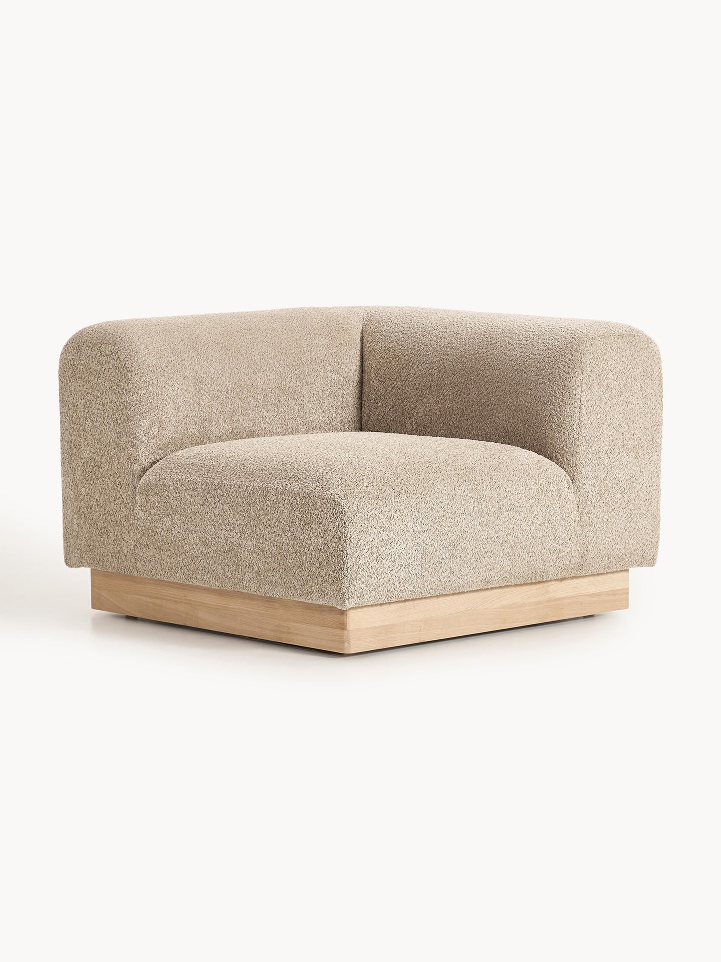 Natvelle Teddy Bouclé Corner Module