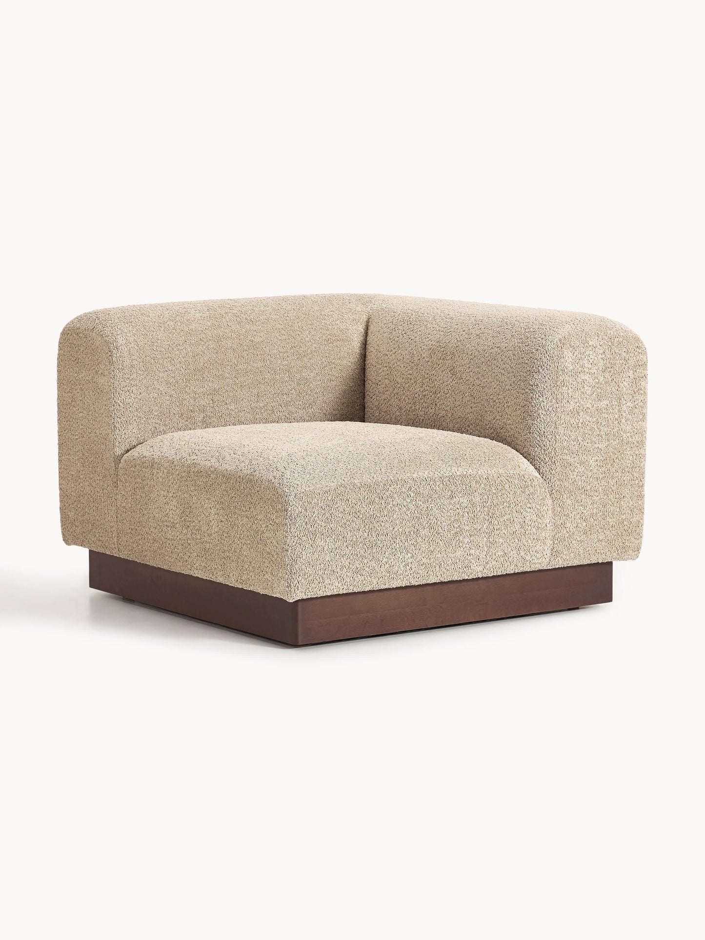 Natvelle Teddy Bouclé Corner Module