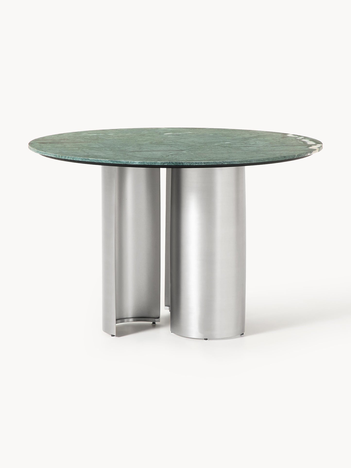 Novard Round Dining Table with Marble Tabletop, Ø 120 cm