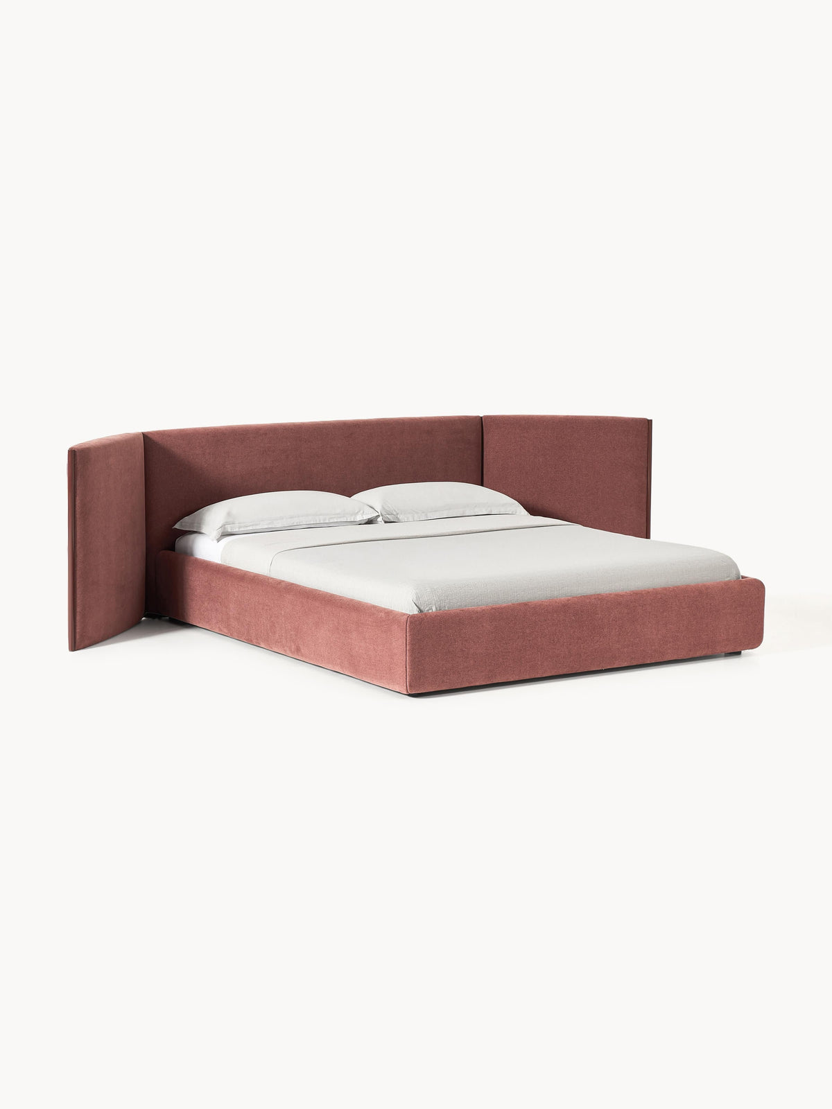 Otimar Upholstered Bed with Folding Headboard