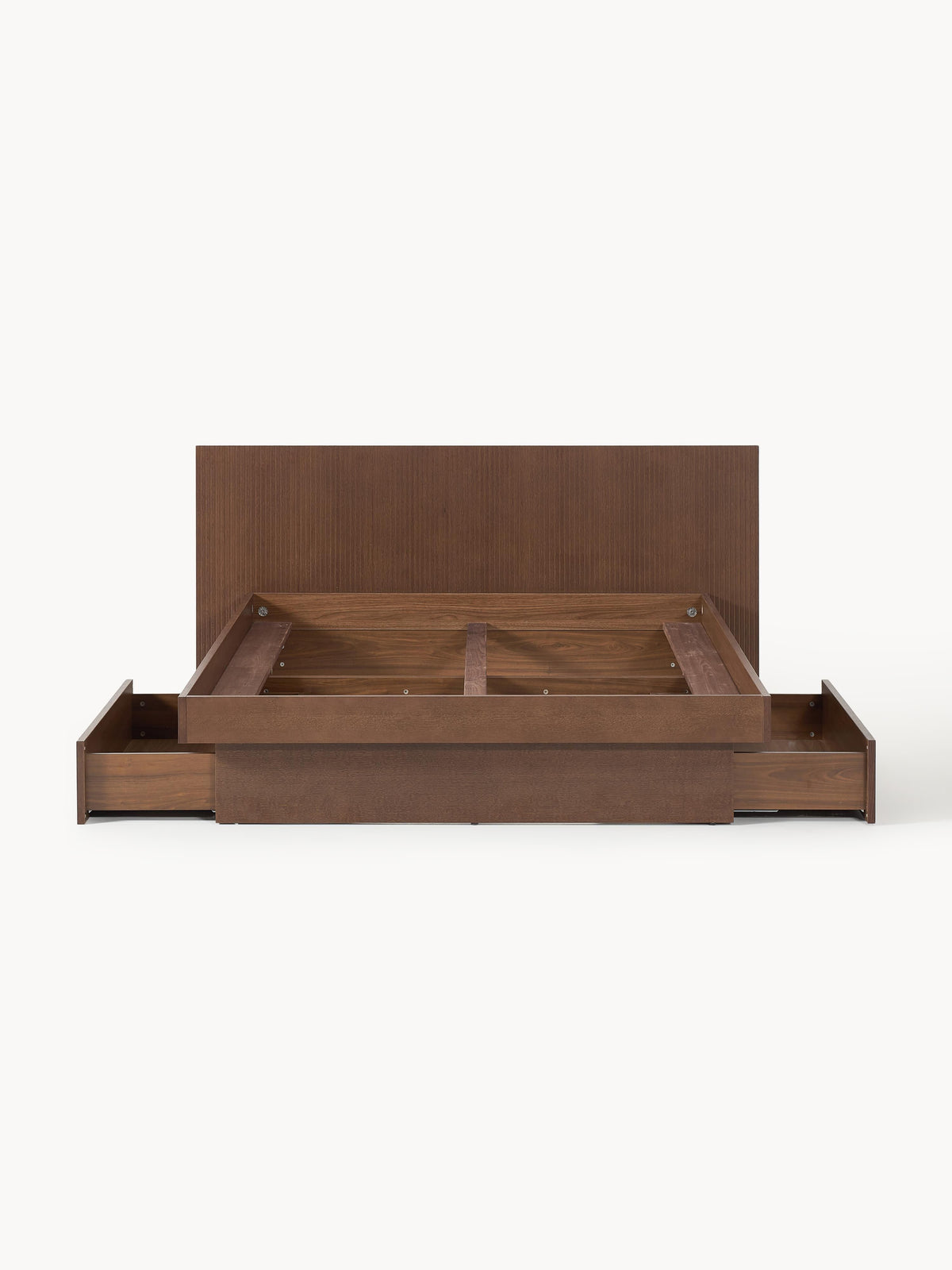 Satomo Wooden Bed with Drawers and Headboard