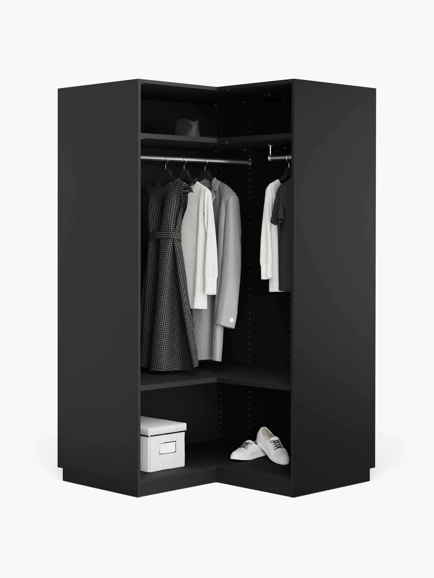 Simetta Modular Corner Wardrobe, 115 cm Wide