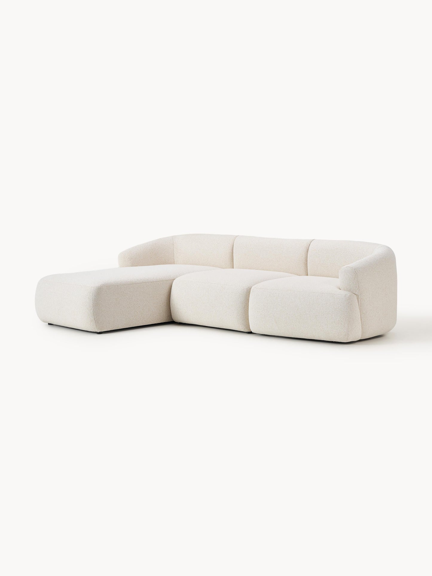 Soralie Modular Bouclé Corner Sofa (3-Seater)