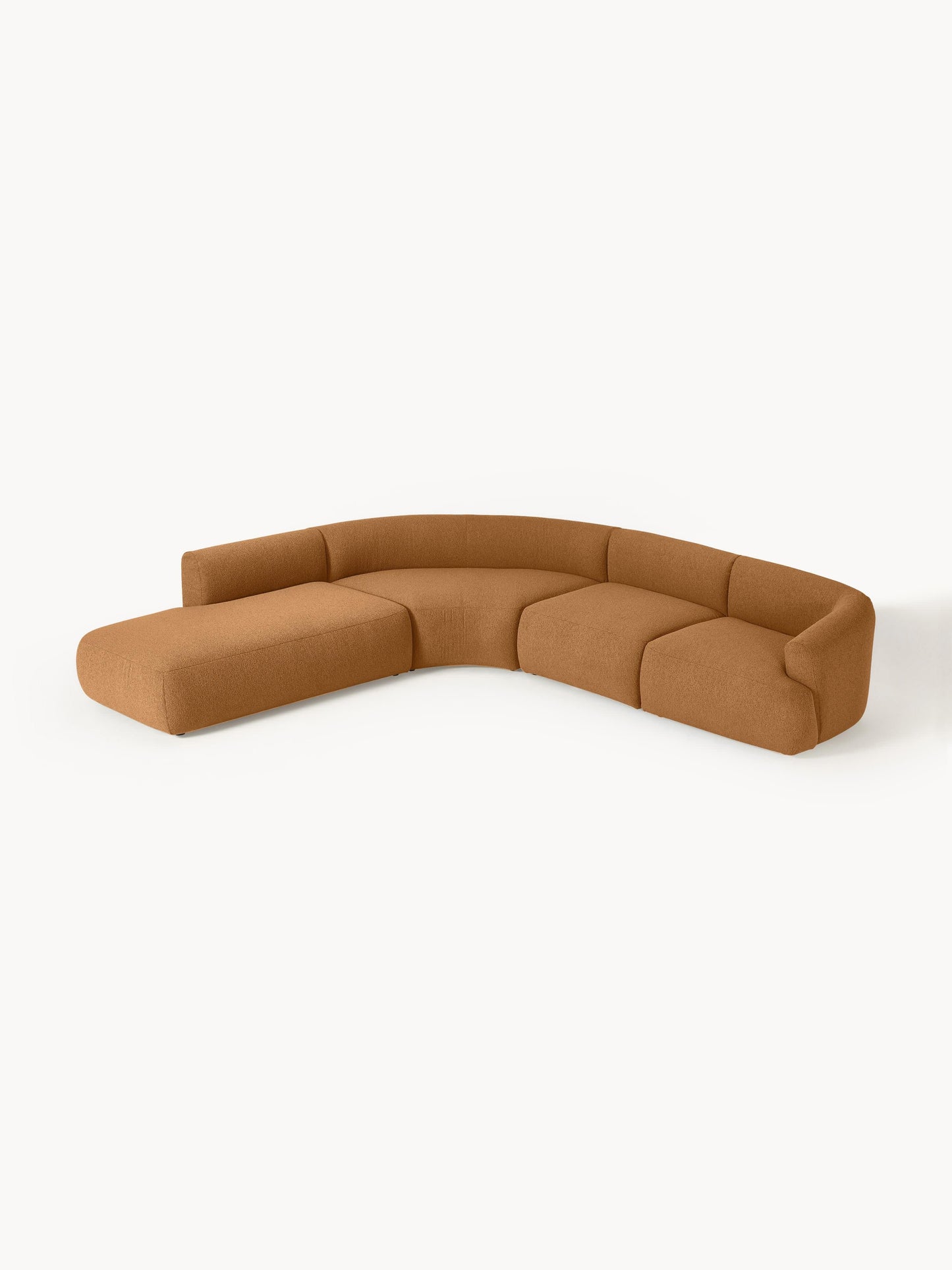 Soralie Modular Bouclé Corner Sofa (4-Seater)