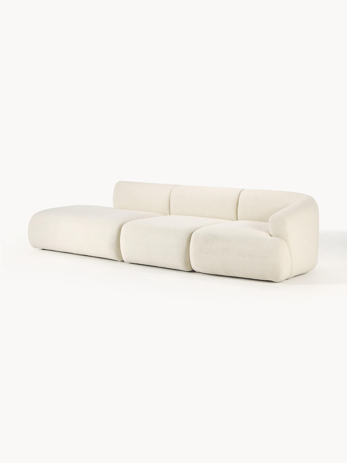 Soralie Modular Teddy Ottoman, 3-Seater