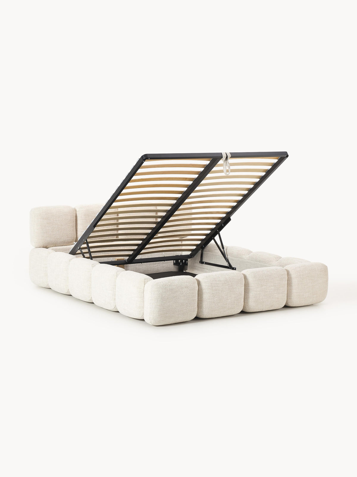 Taylena Upholstered Bouclé Bed with Storage