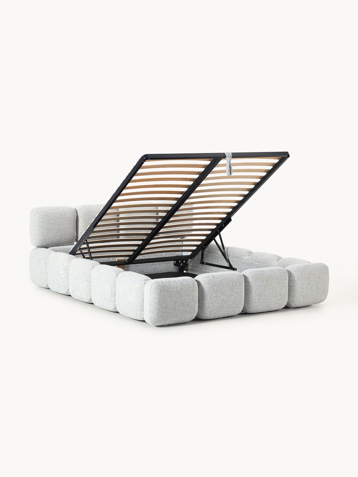 Taylena Upholstered Bouclé Bed with Storage