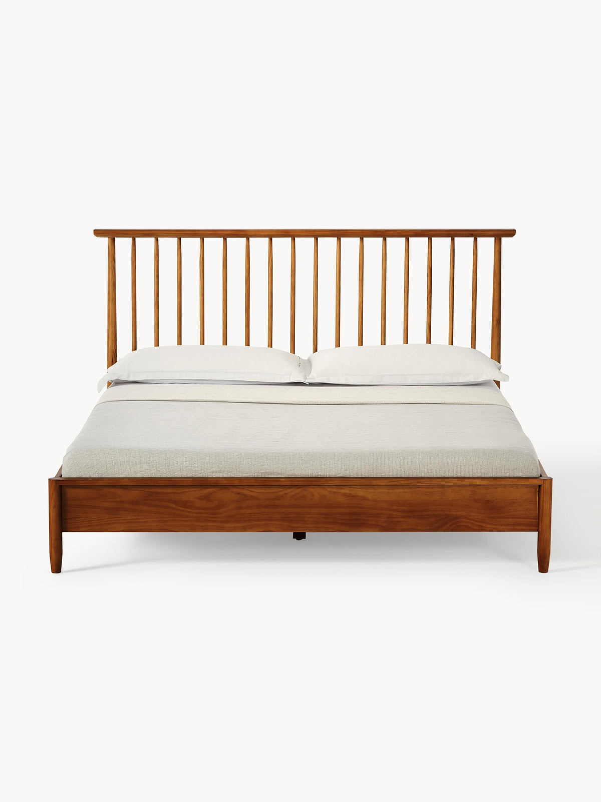 Winsanto Wooden Bed with Pine Headboard