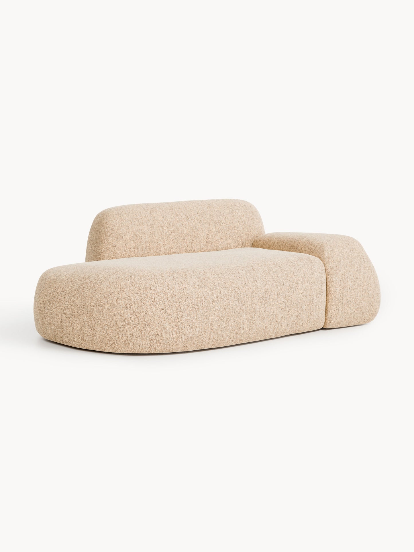 Wolvenna Bouclé Sofa (2-Seater) with Chaise Longue