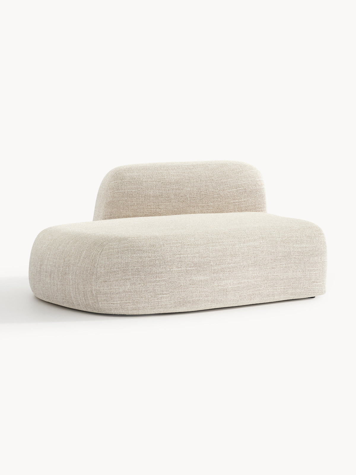 Wolvenna Chaise Module in Bouclé
