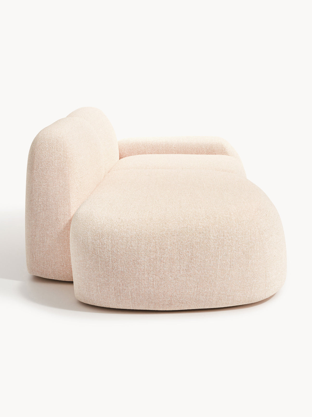 Wolvenna Modular Bouclé Chaise (3-Seater)