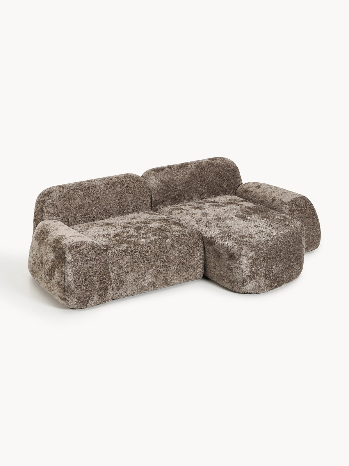 Wolvenna Modular Teddy Bouclé Corner Sofa (3-Seater)