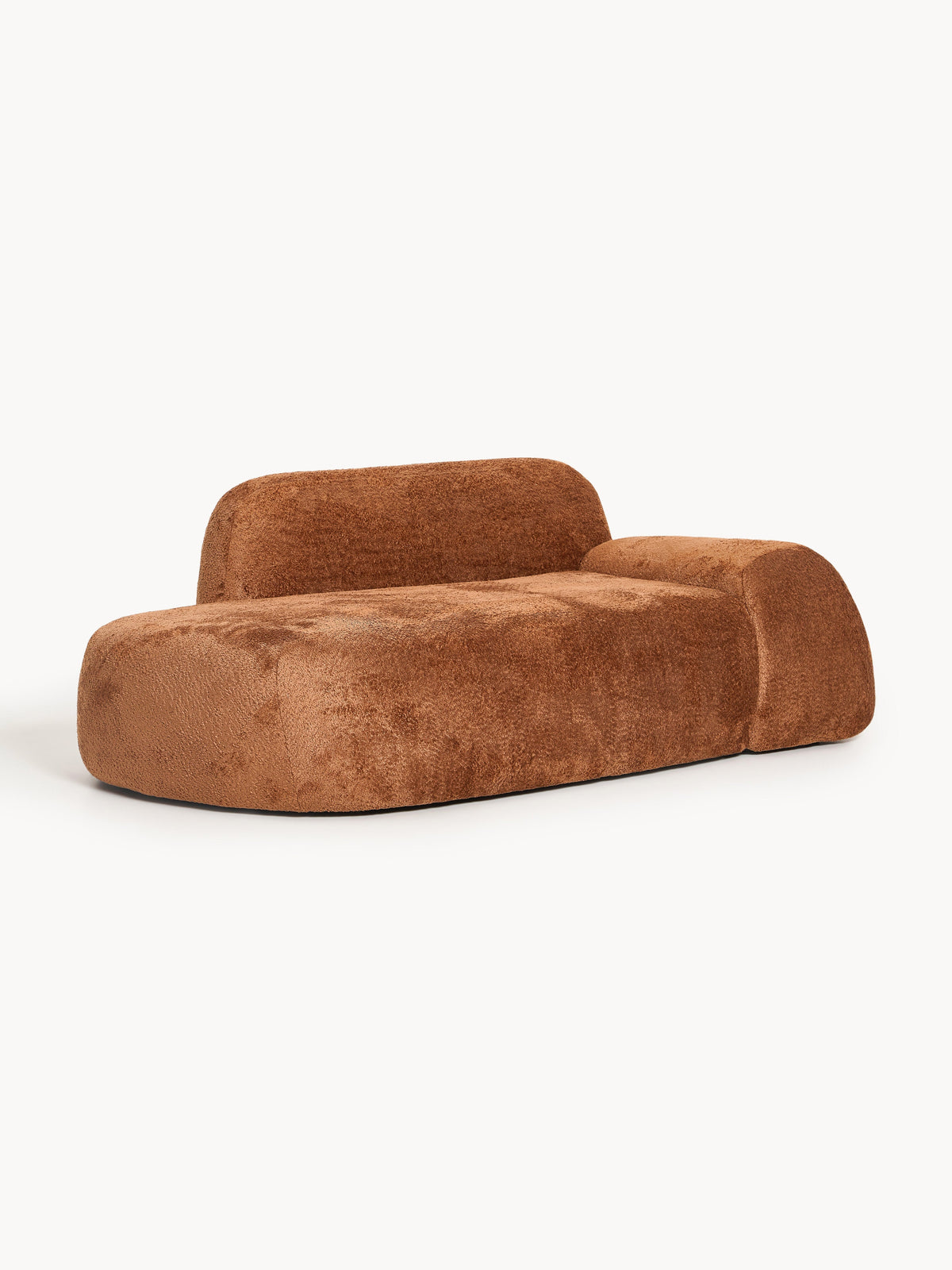 Wolvenna Teddy Bouclé Sofa (2-Seater) with Chaise Longue