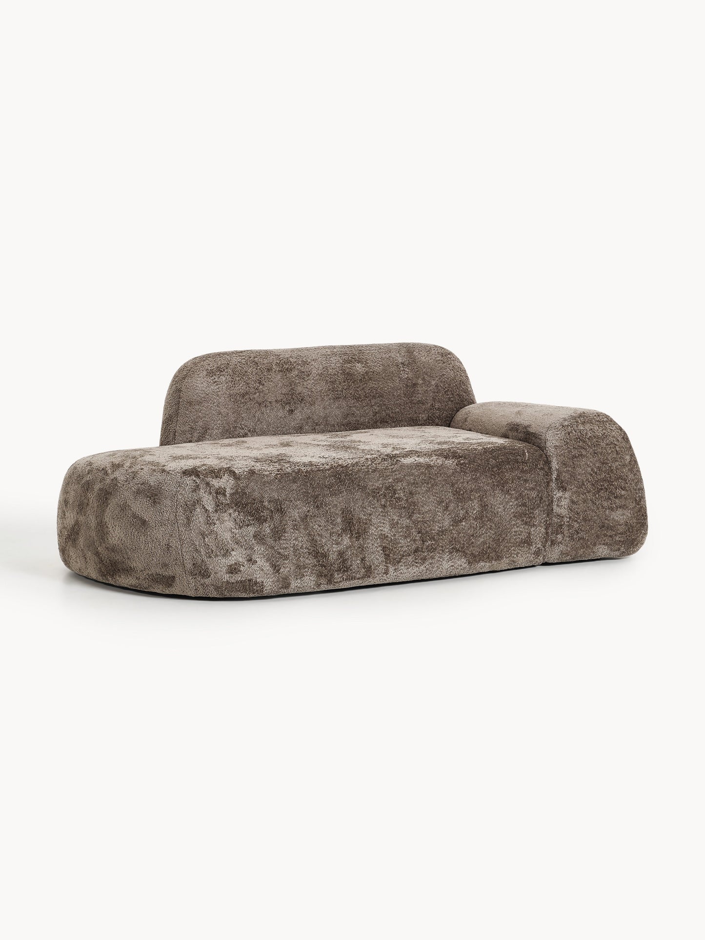 Wolvenna Teddy Bouclé Sofa (2-Seater) with Chaise Longue
