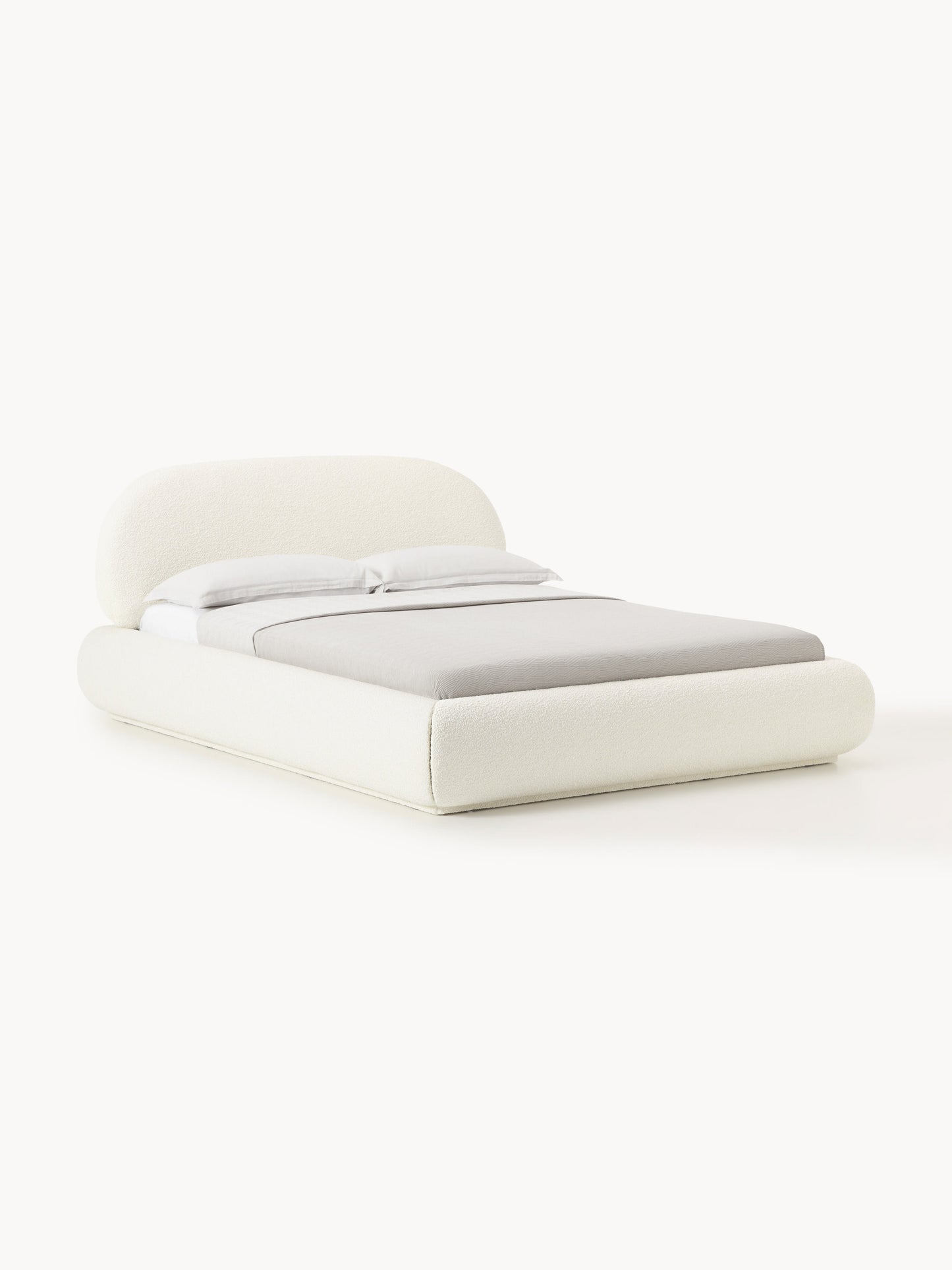 Albessa Bouclé Upholstered Bed