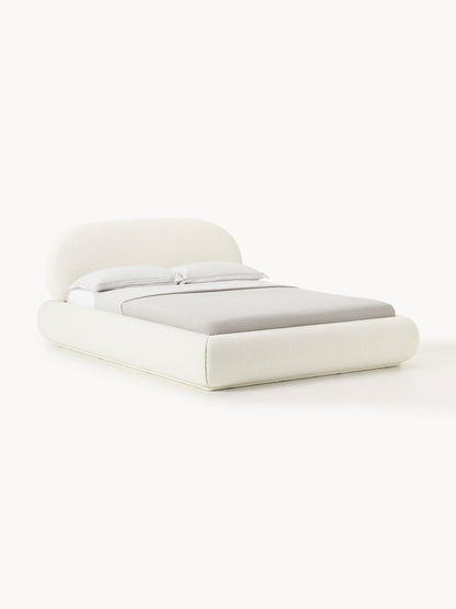 Albessa Bouclé Upholstered Bed